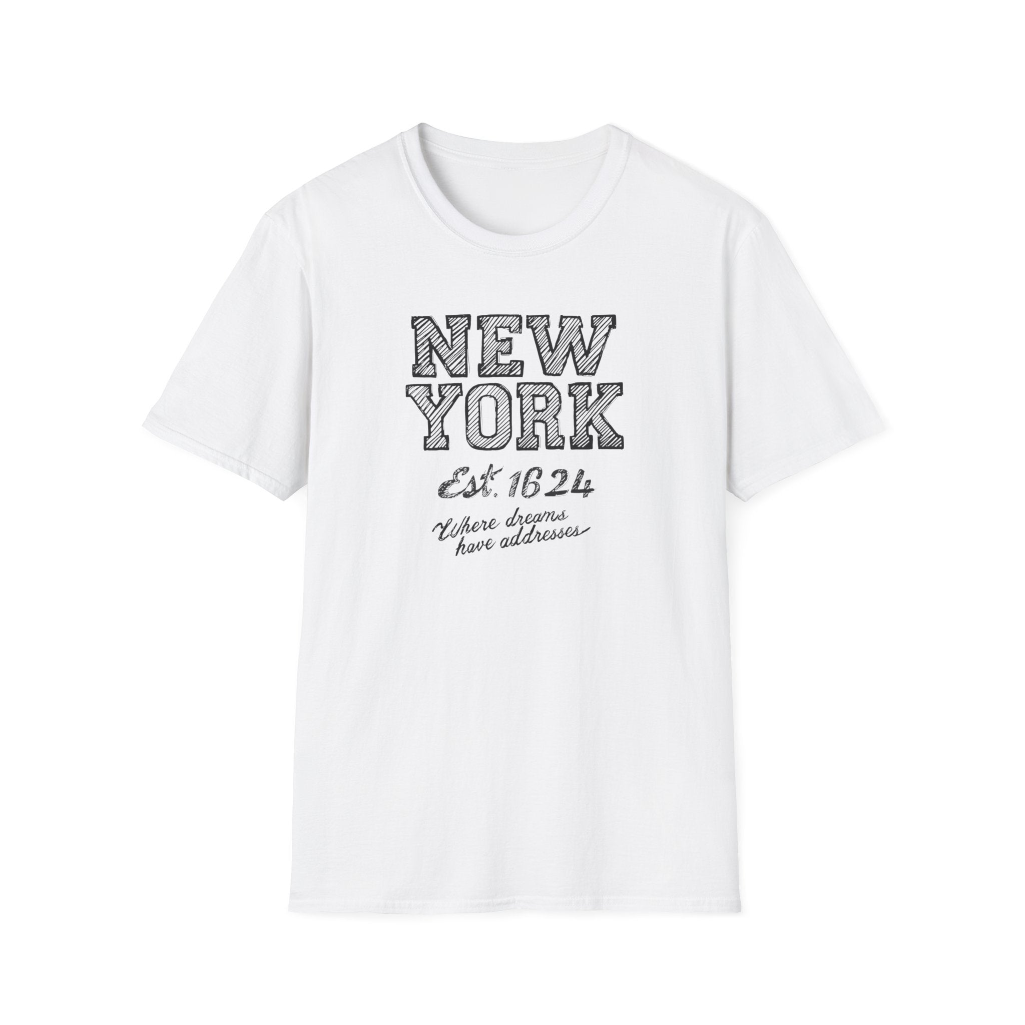 New York Est. 1624 Vintage City T-Shirt — Retro Travel Tee
