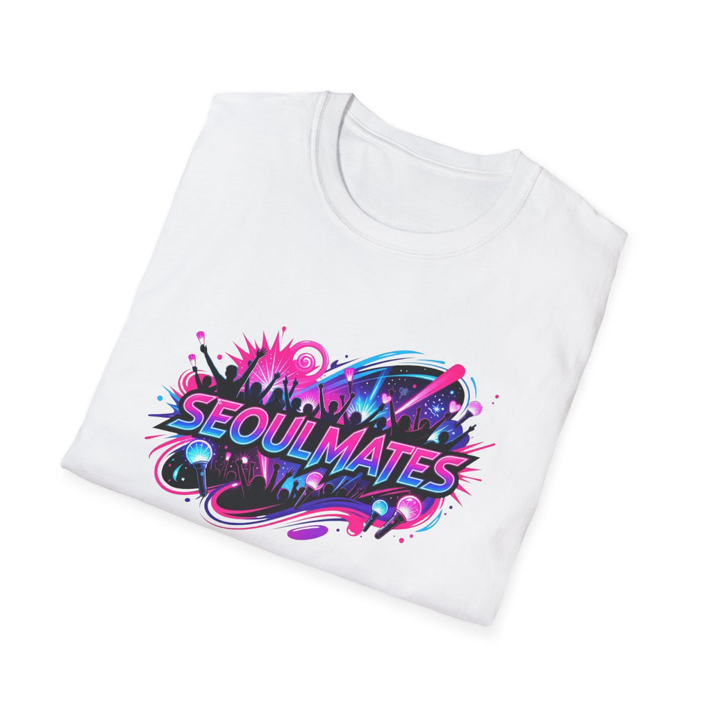 Seoulmates Graphic T-Shirt — Neon K-Pop City Vibe Tee