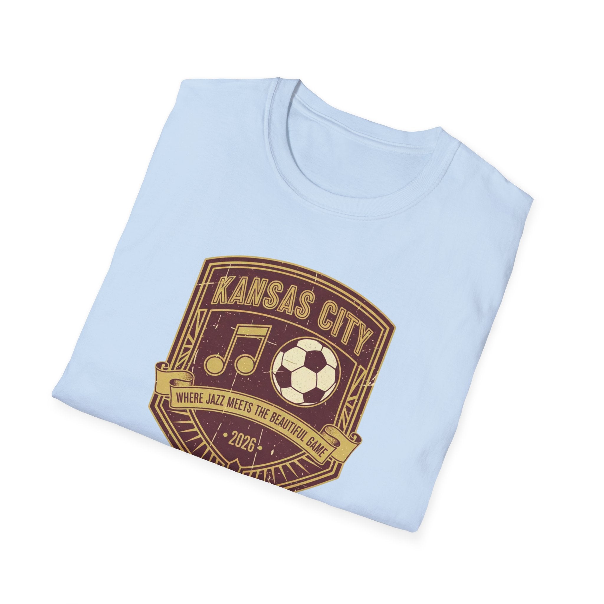 Kansas City Music & Soccer Crest T-Shirt