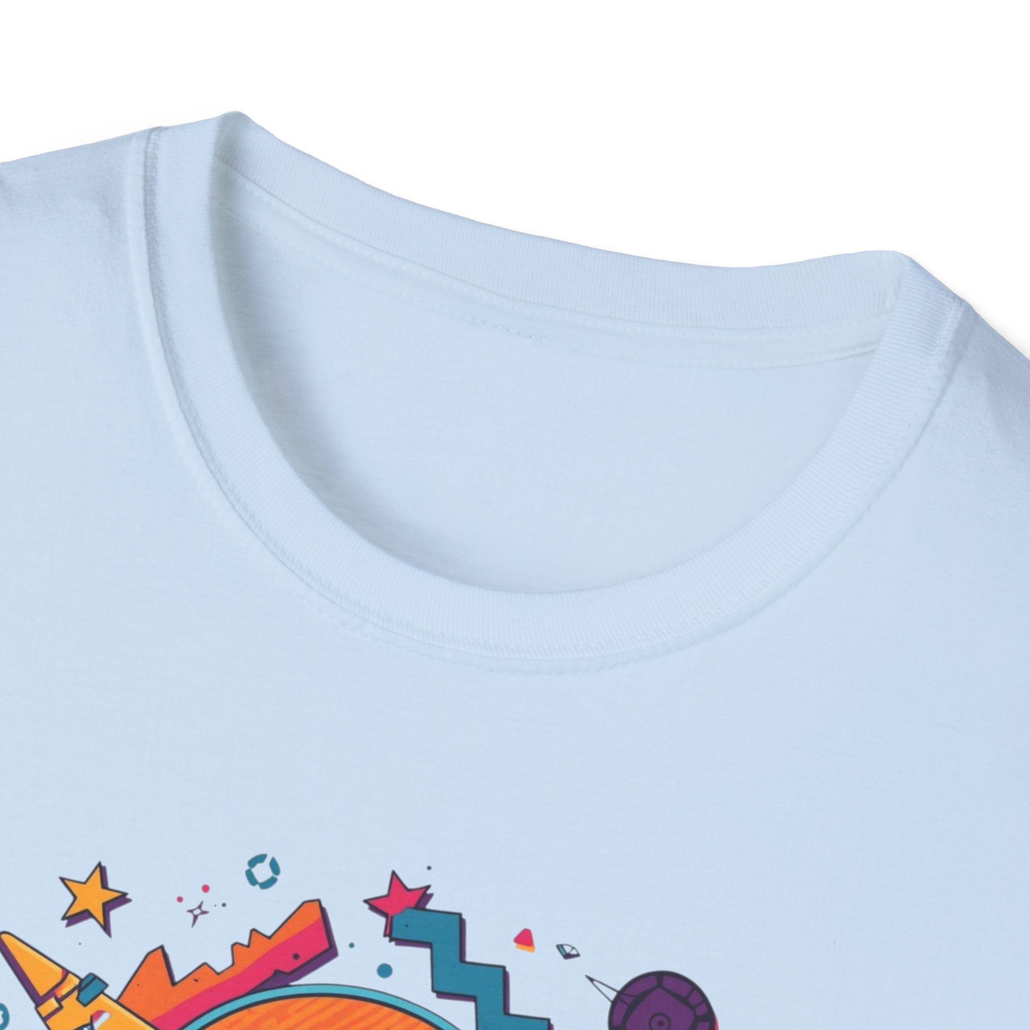 Seattle Retro Graphic T-Shirt — Colorful City Skyline Design