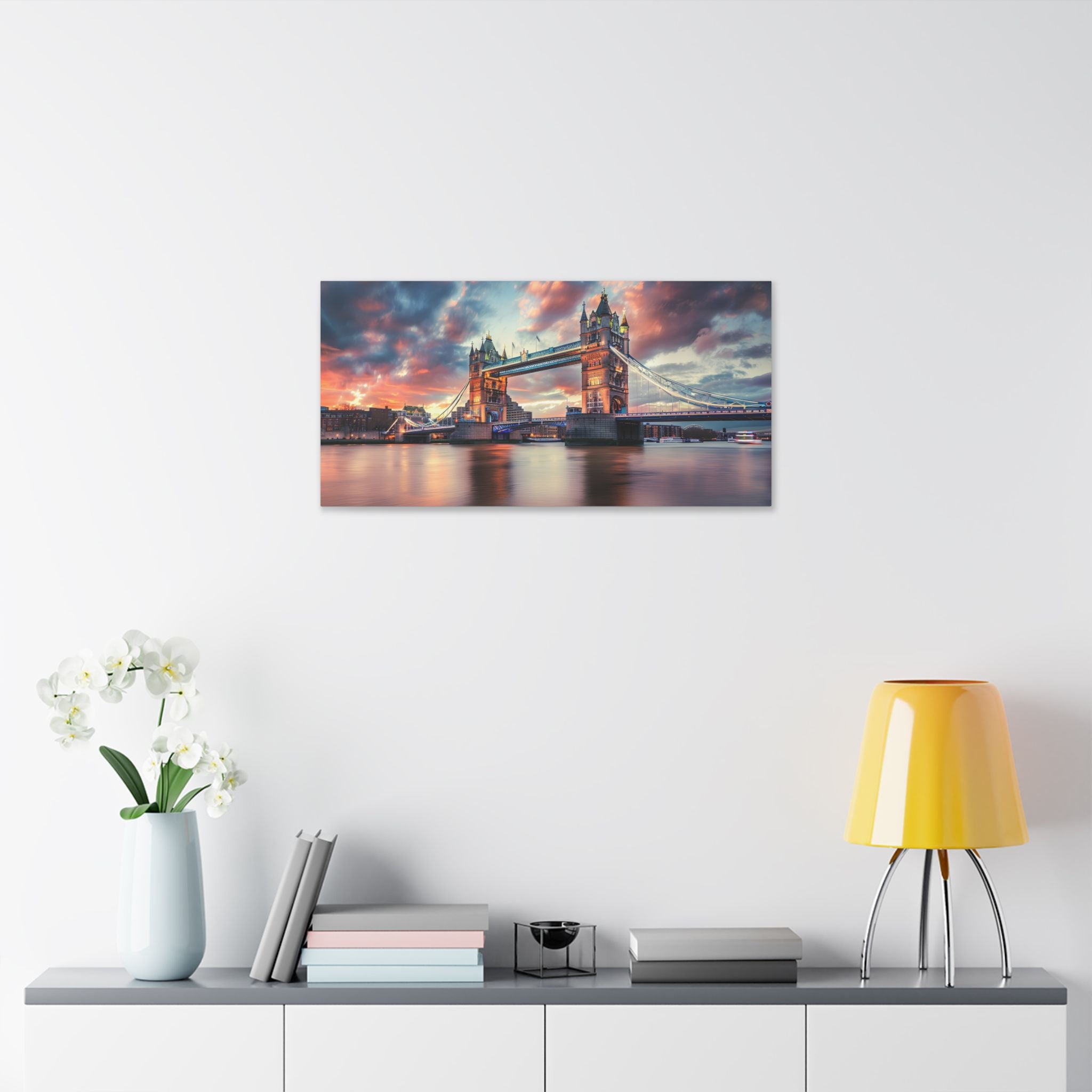 Tower Bridge Sunset Canvas