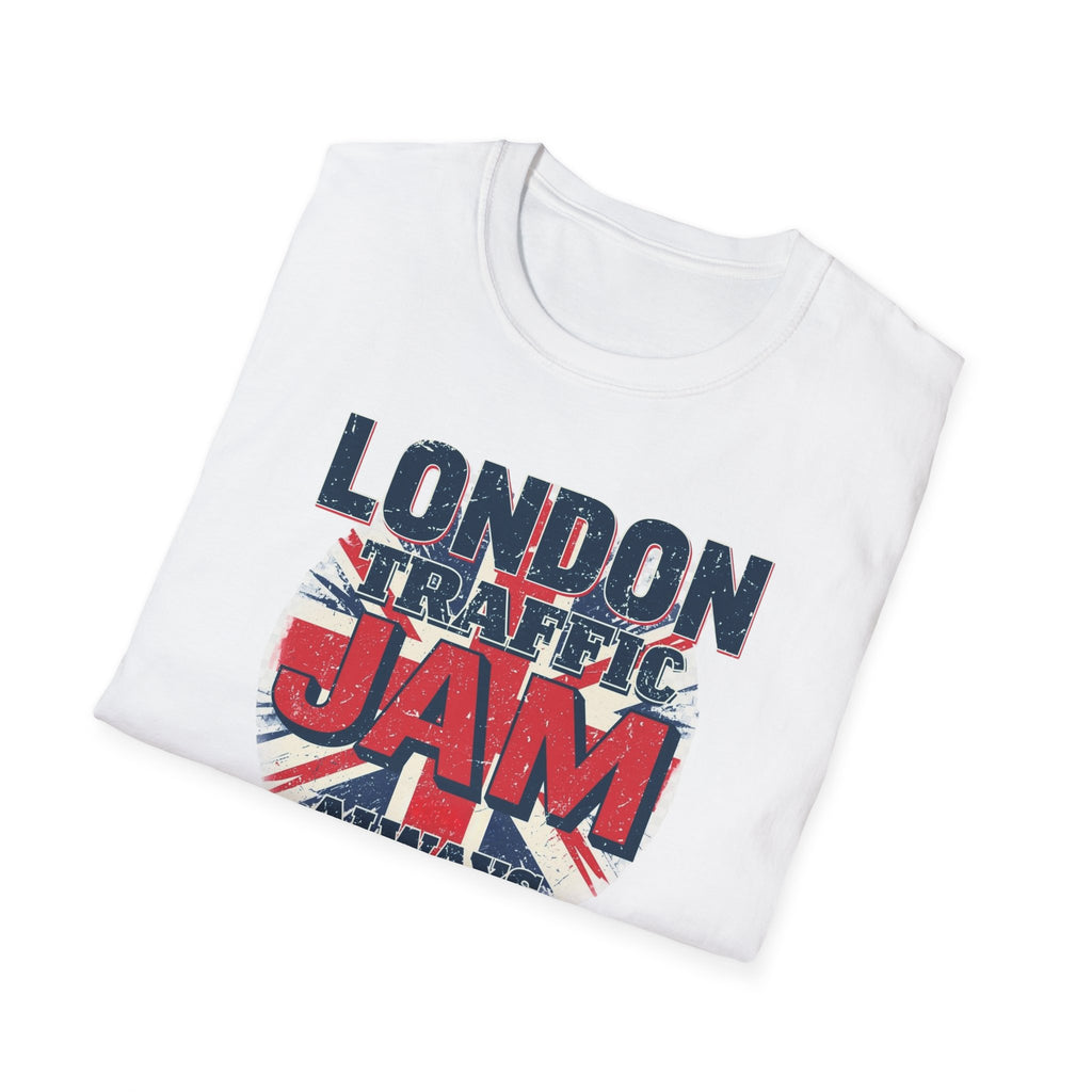 London Traffic Jam T-Shirt — British Flag Retro ‘Always in Session’ Tee