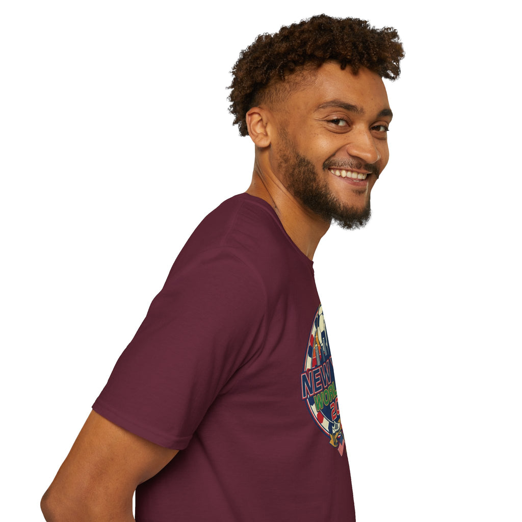 New York World Cup 2026 T-Shirt — Retro City Skyline Soccer Tee