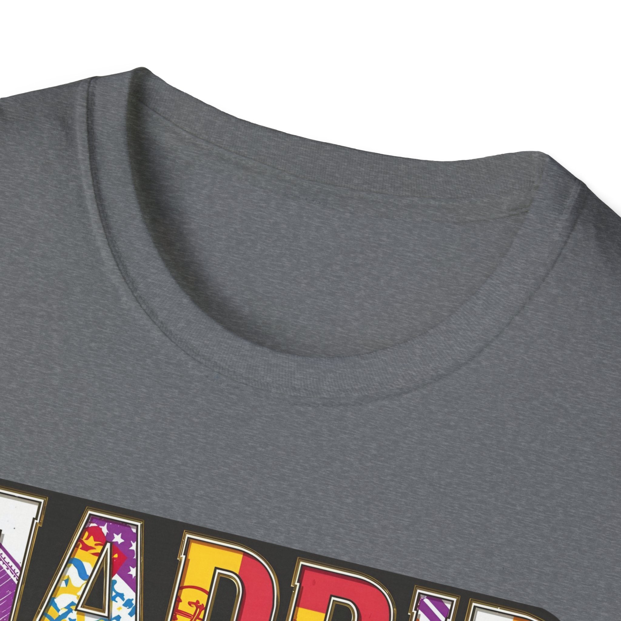 Madrid Colorful Lettering T-Shirt | City Typography Travel Shirt