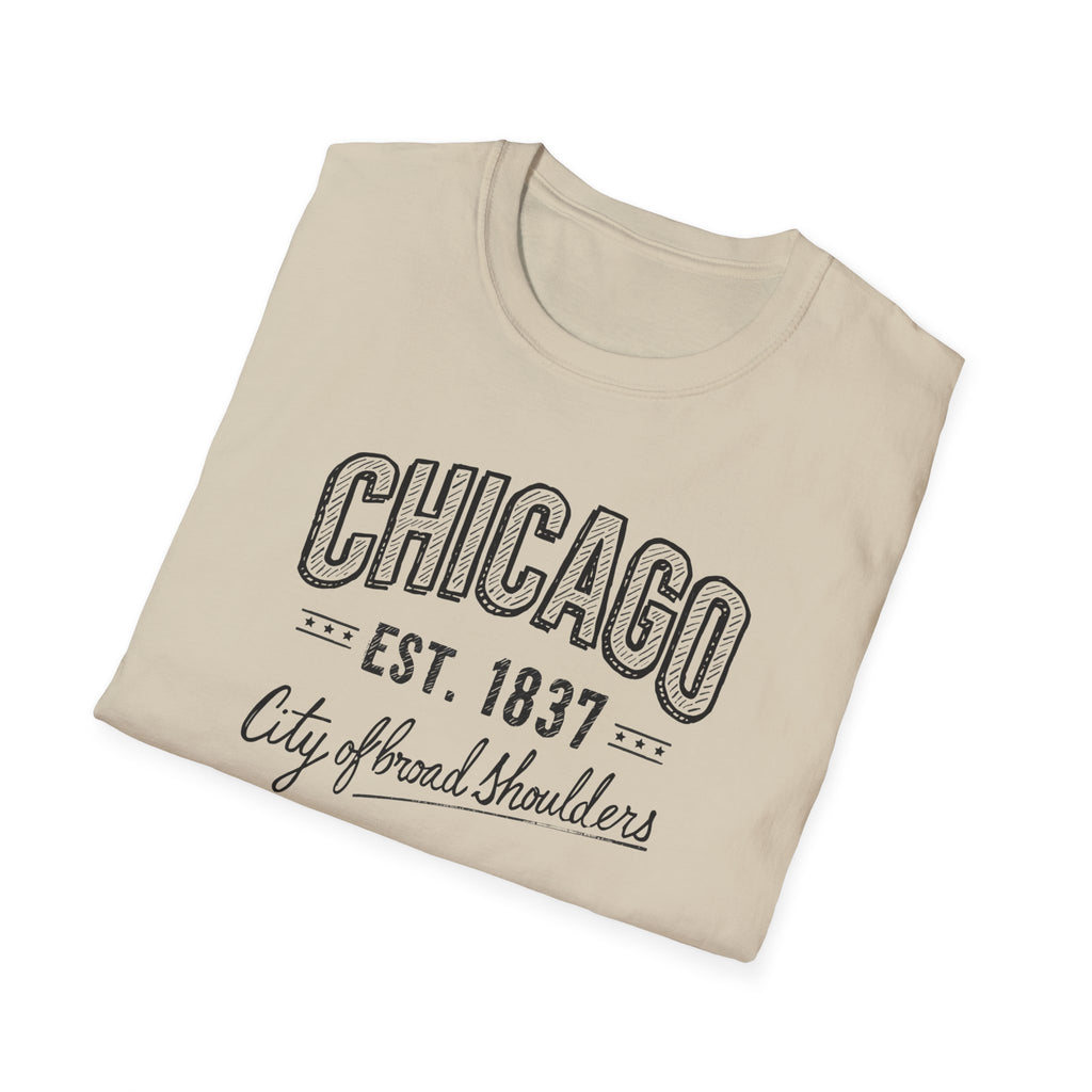 Chicago EST. 1837 Vintage City Tee
