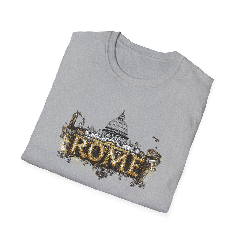 Rome skyline graphic T-Shirt | Rome travel souvenir, Colosseum Vatican design
