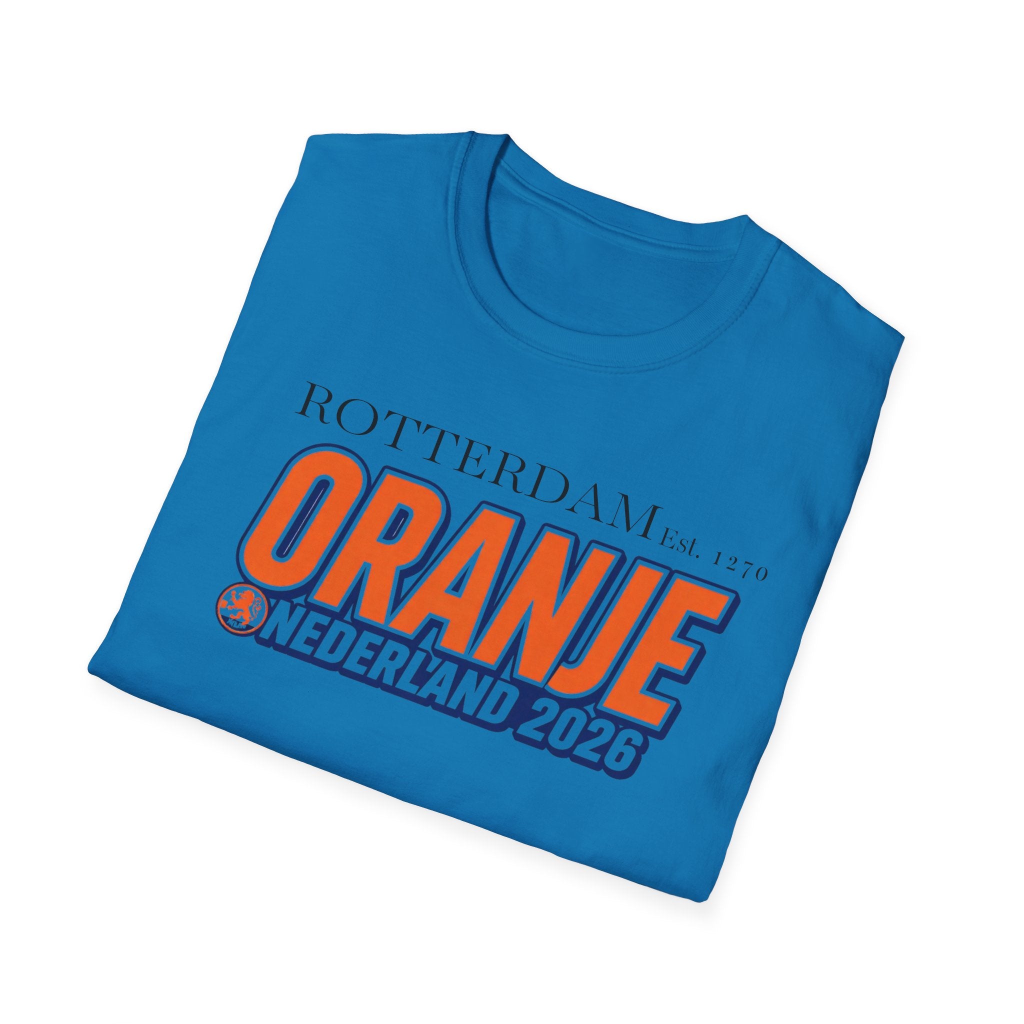 Oranje Nederland 2026 T-Shirt — Rotterdam Football Fan Tee