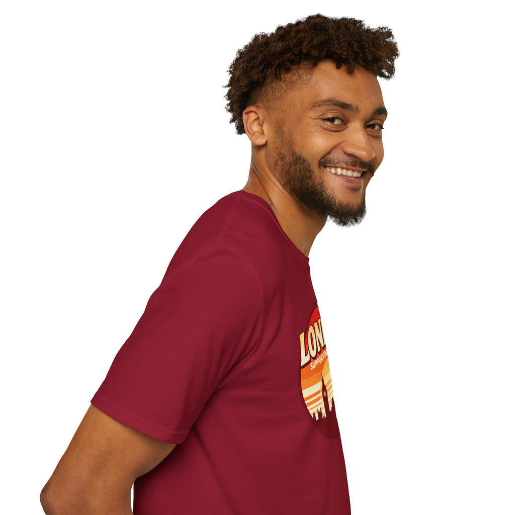 London Skyline T‑Shirt — Supporting England Retro Sunset Graphic