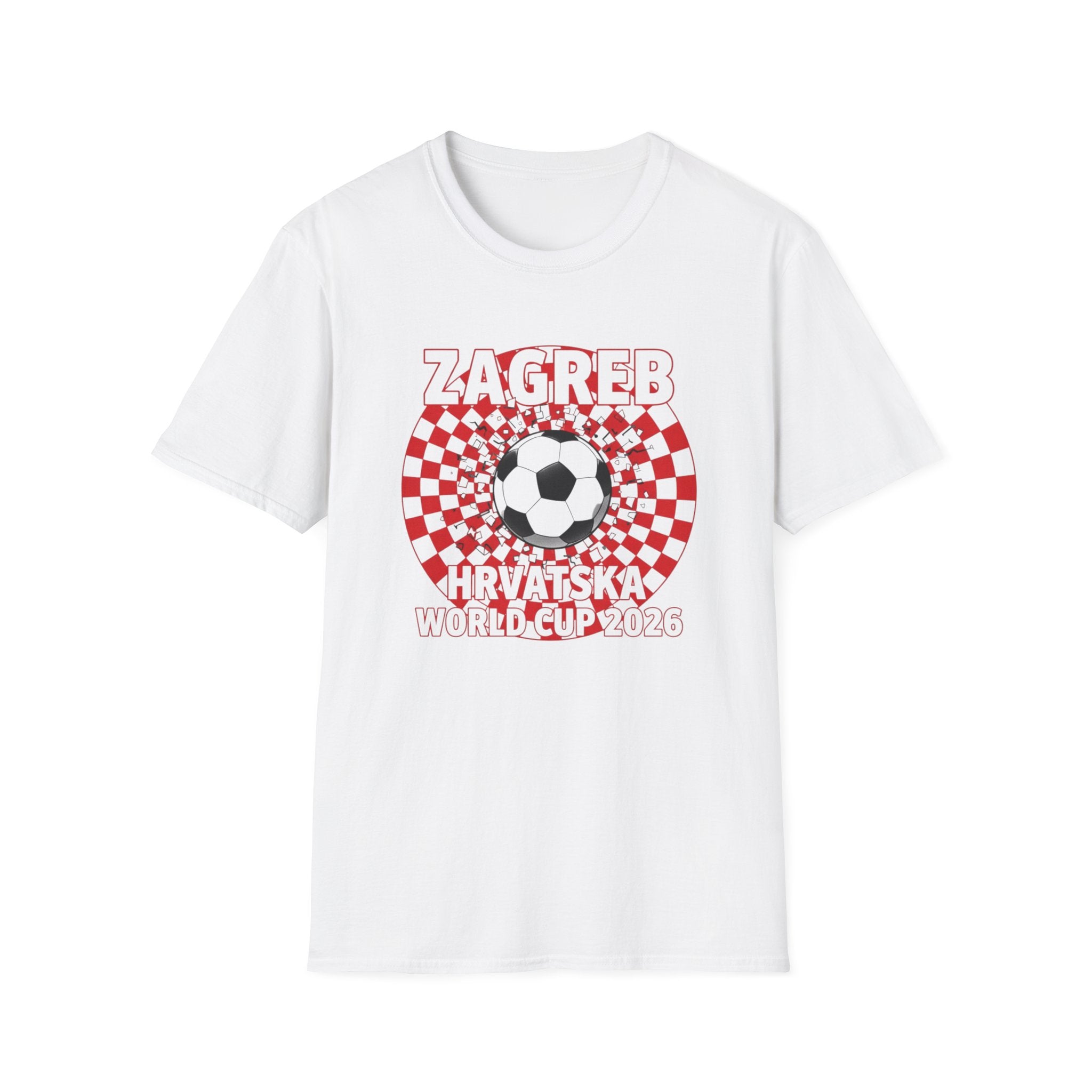 Zagreb Croatia World Cup 2026 Soccer T-Shirt