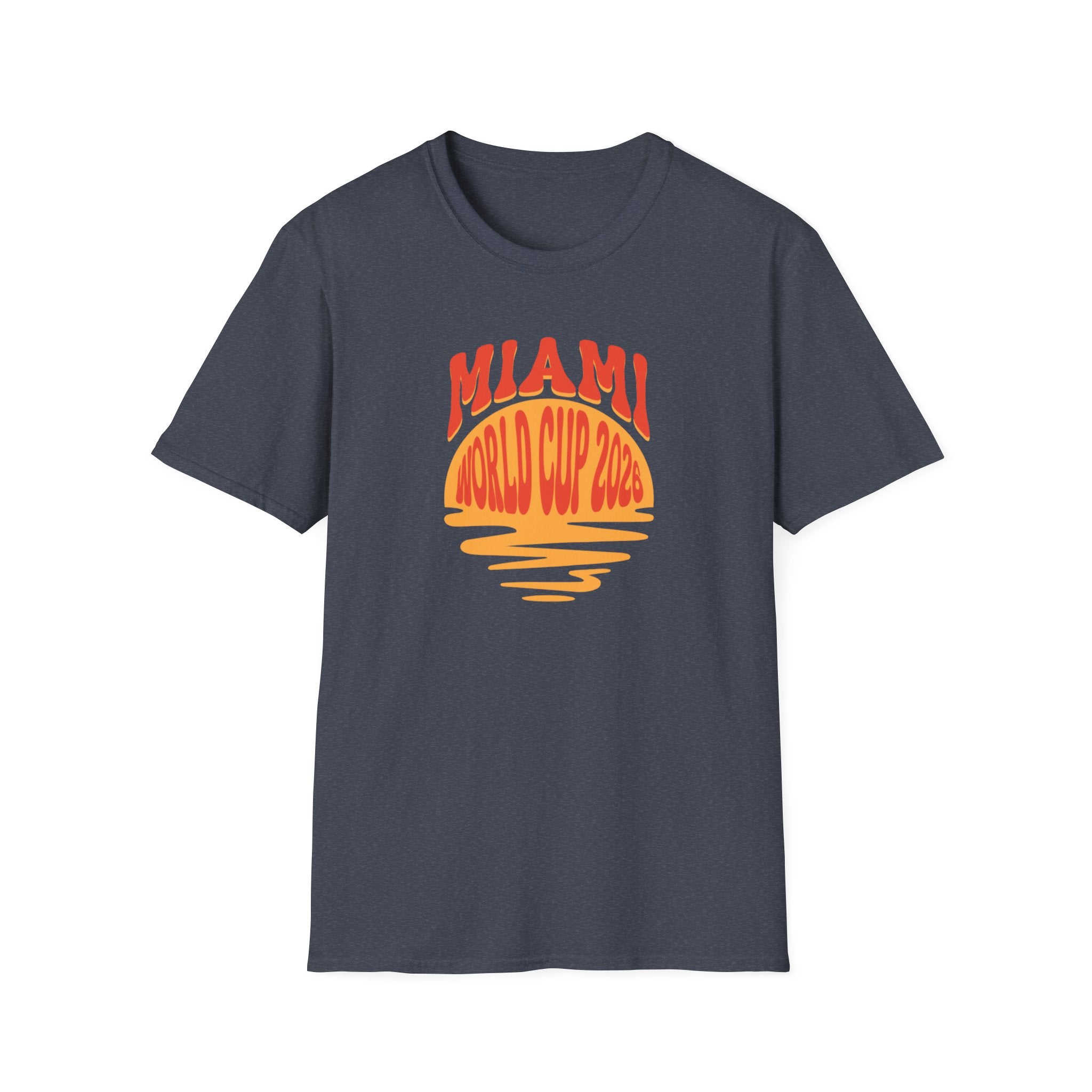 Miami World Cup 2026 T-Shirt – Retro Sunset Soccer Tee