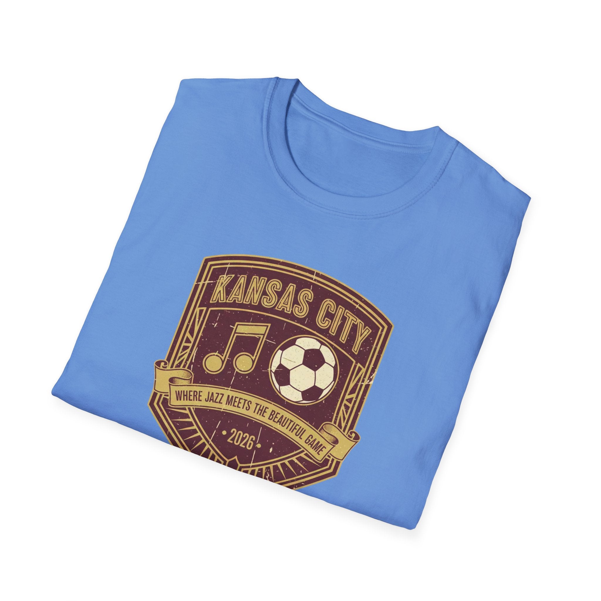 Kansas City Music & Soccer Crest T-Shirt