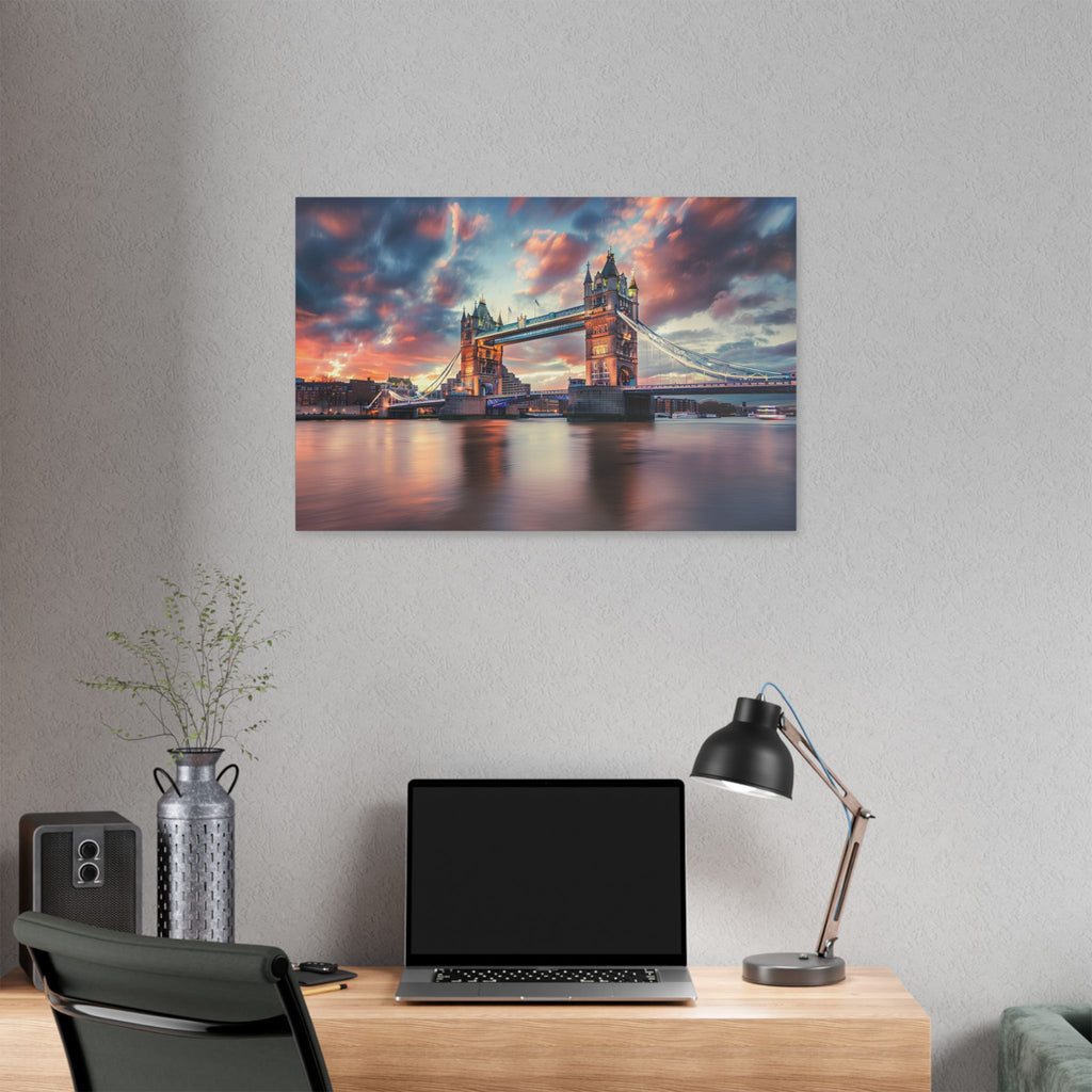 Tower Bridge Sunset Canvas