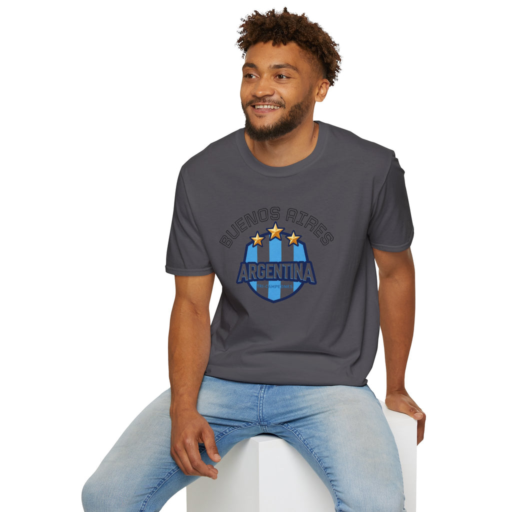 Argentina Buenos Aires Soccer Crest T-Shirt