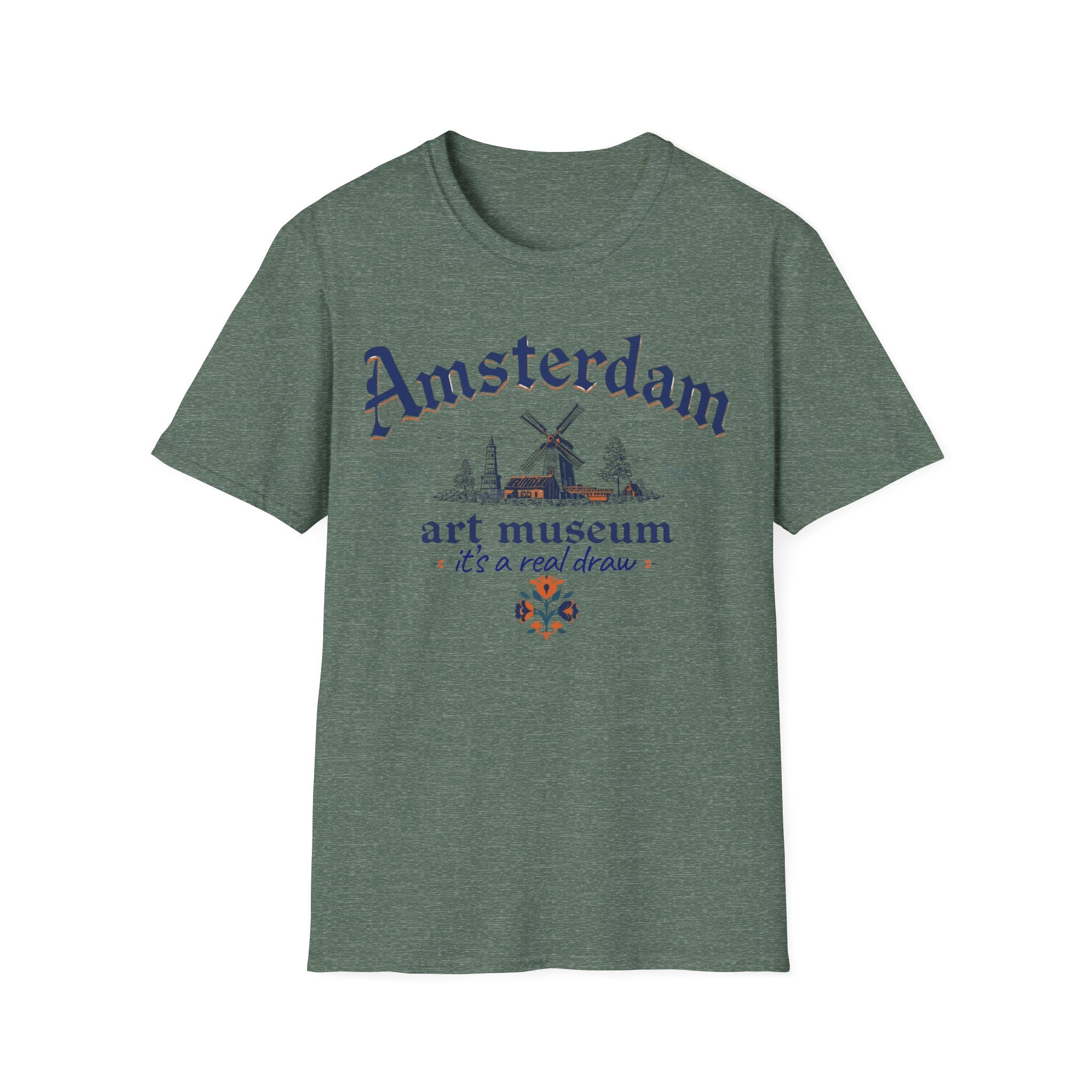 Amsterdam Art Museum T-Shirt – "It's a Real Draw" Travel Souvenir Tee