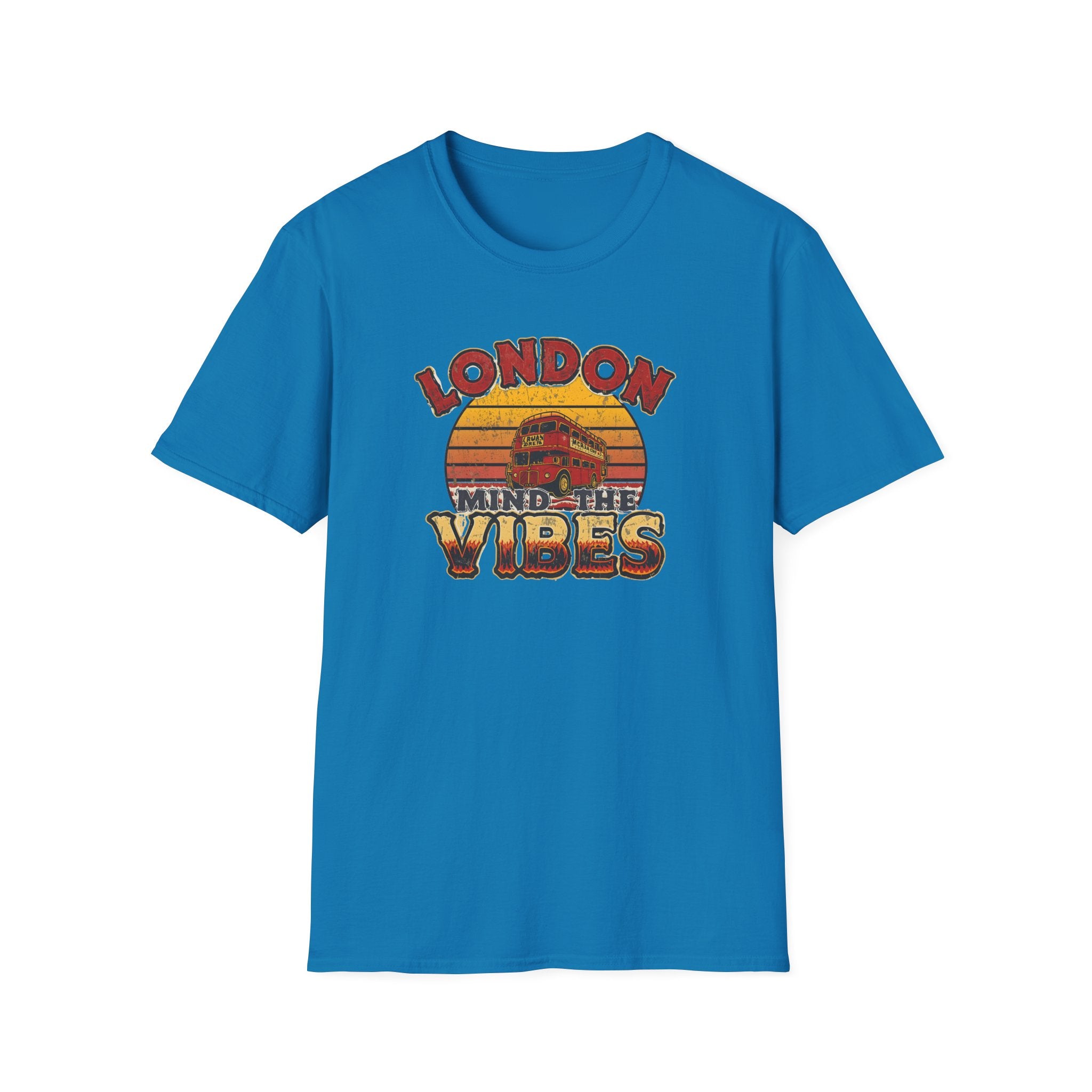 London Vibes T-Shirt — Retro "Mind the Vibes" Graphic Tee