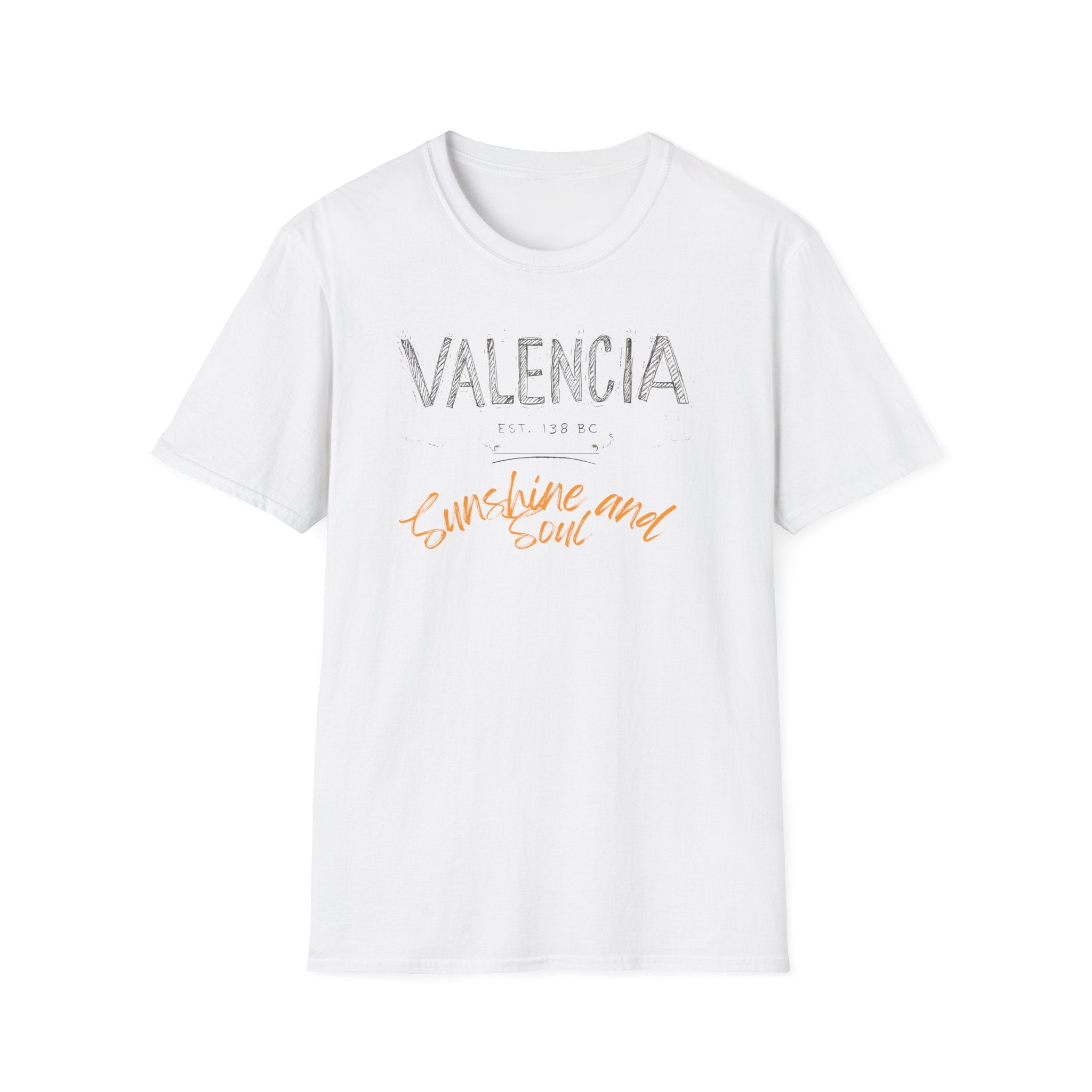 Valencia Sunshine and Soul T-Shirt — Retro Coastal Graphic Tee