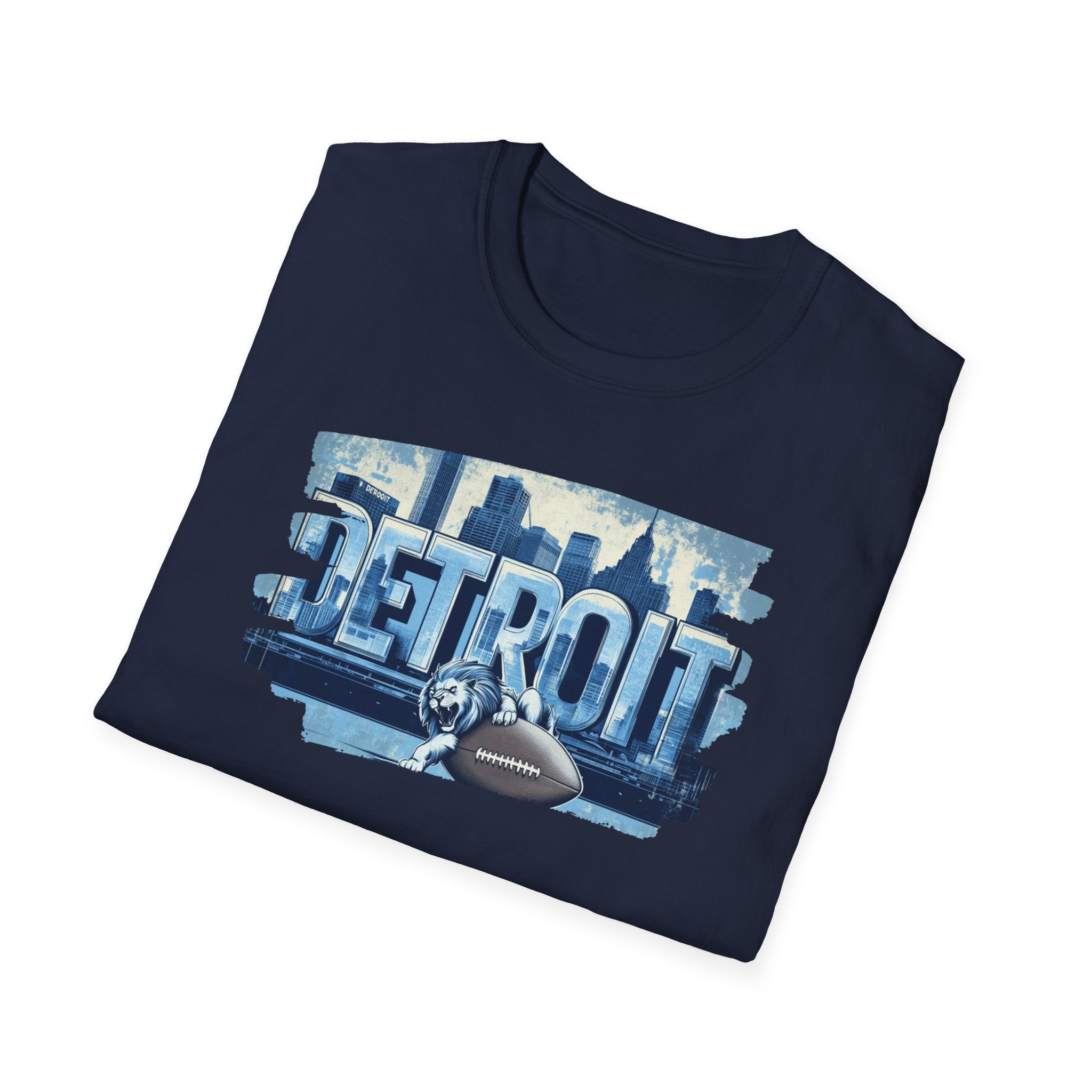 Detroit Skyline Graphic Tee | Detroit City Map, Urban Motor City