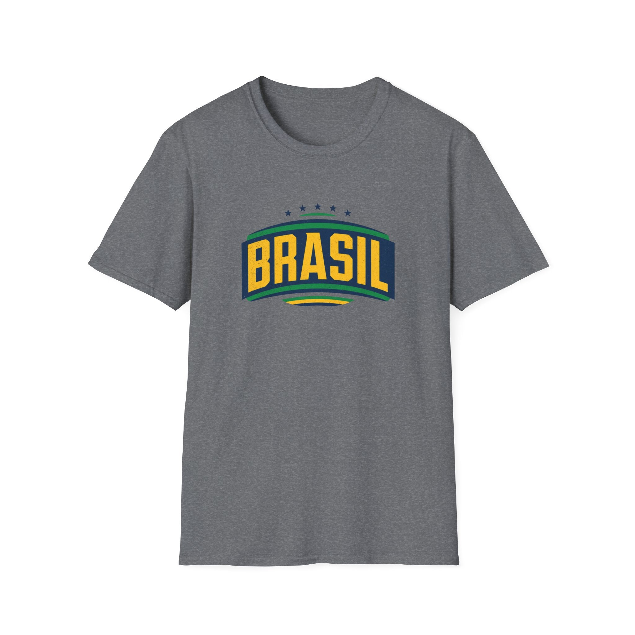 Brasil Retro Arch T-Shirt | Brazilian Flag Colors, Soccer Pride