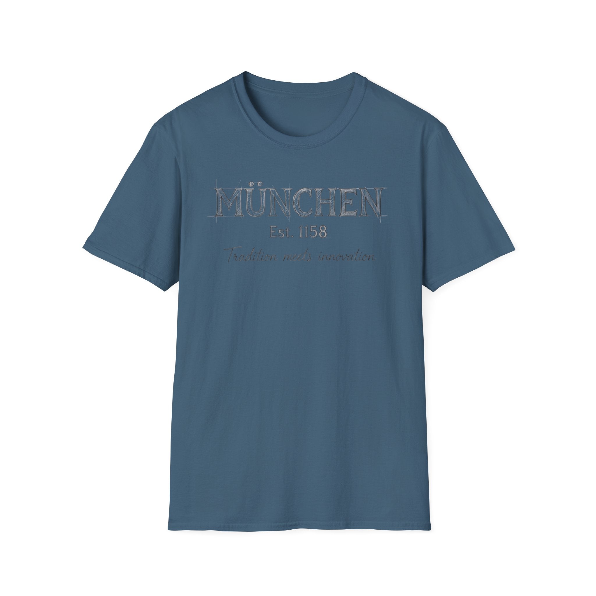 München Est. 1158 T-Shirt | Tradition Meets Innovation, Munich Typography Tee