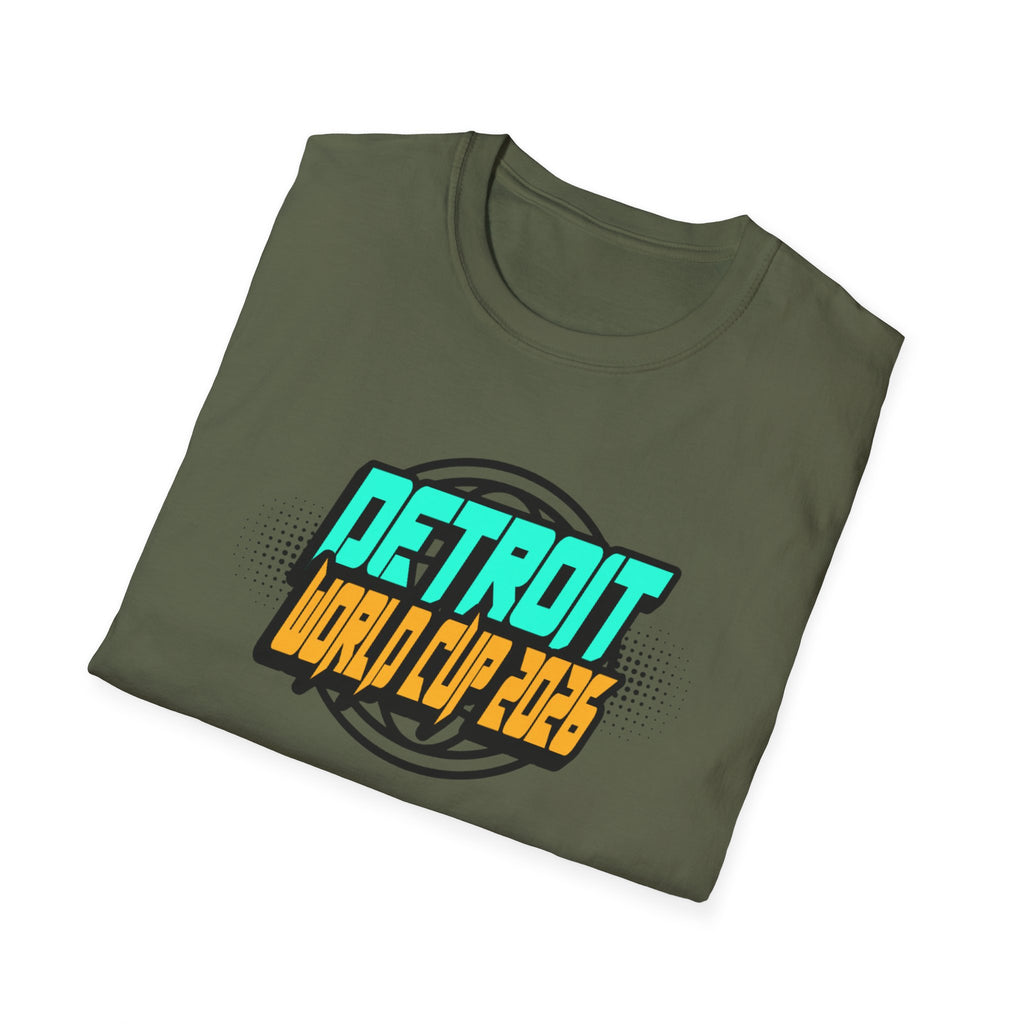 Detroit World Cup 2026 T-Shirt — Retro Soccer Graphic Tee