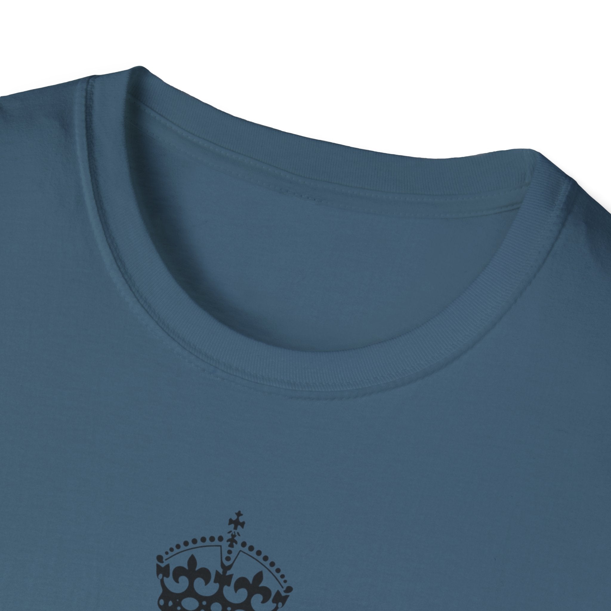 Keep Calm and Carry On T-Shirt | Classic Crown Typography