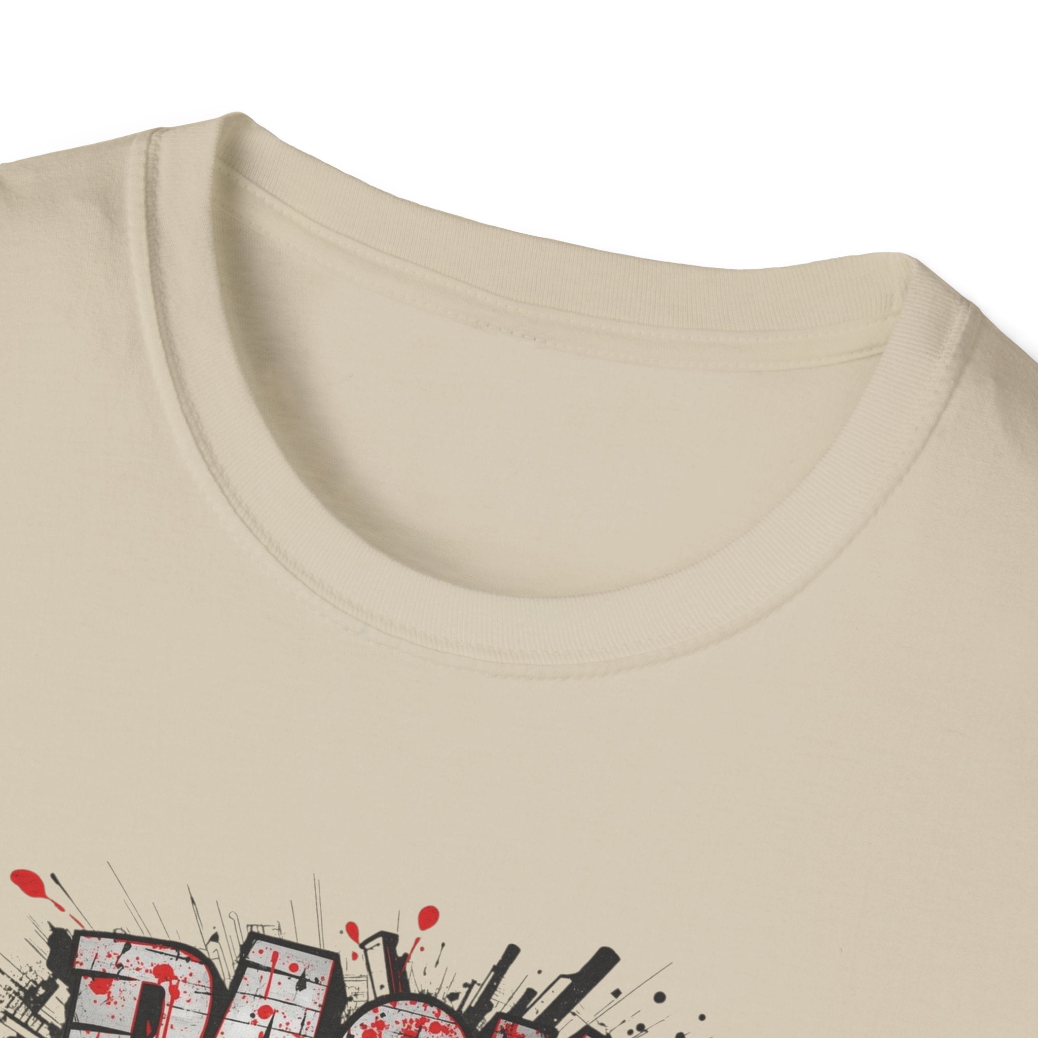 PACK MAS graphic T-Shirt | grunge splatter typography