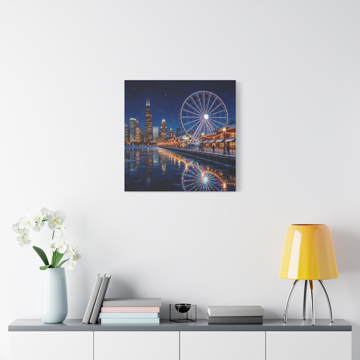 Chicago Navy Pier Ferris Wheel Canvas