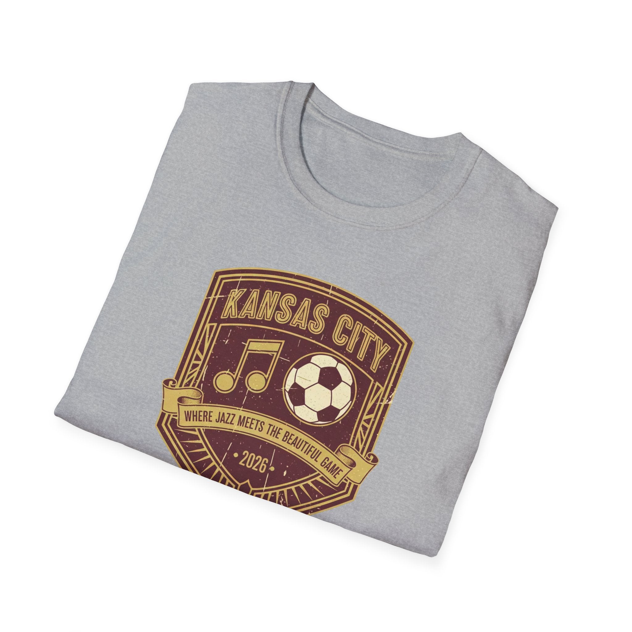 Kansas City Music & Soccer Crest T-Shirt