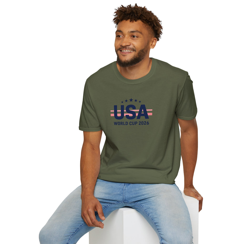 USA World Cup 2026 T‑Shirt — Patriotic Soccer Fan Tee