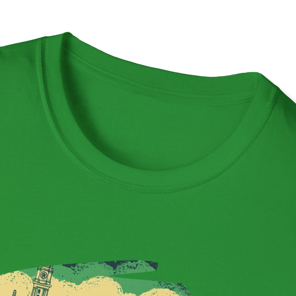 Dublin skyline brushstroke T-Shirt | Ireland travel city tee