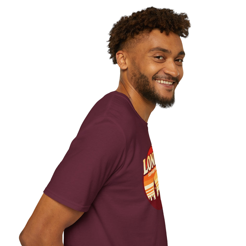 London Skyline T‑Shirt — Supporting England Retro Sunset Graphic
