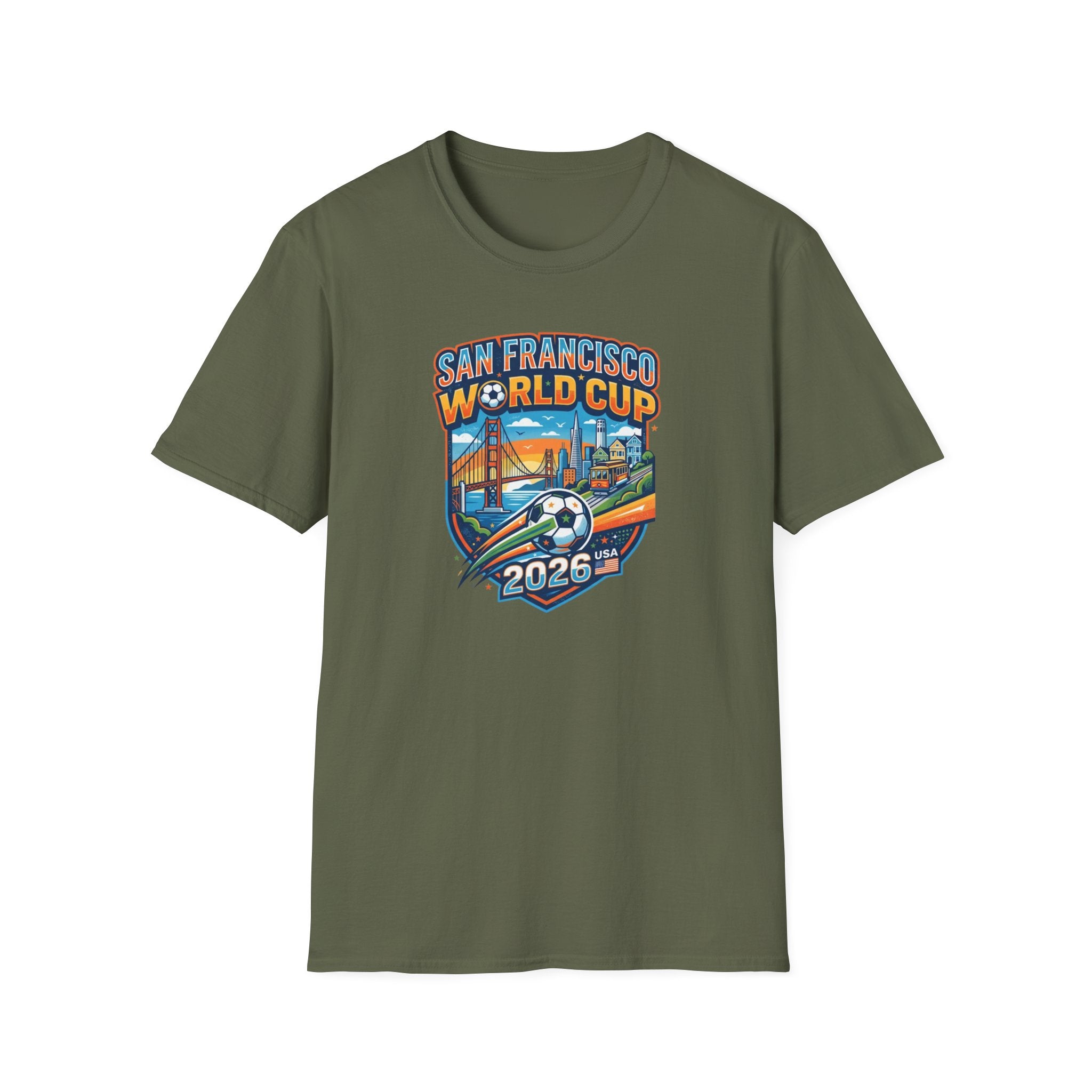 San Francisco World Cup 2026 T-Shirt — Vintage City Soccer Crest
