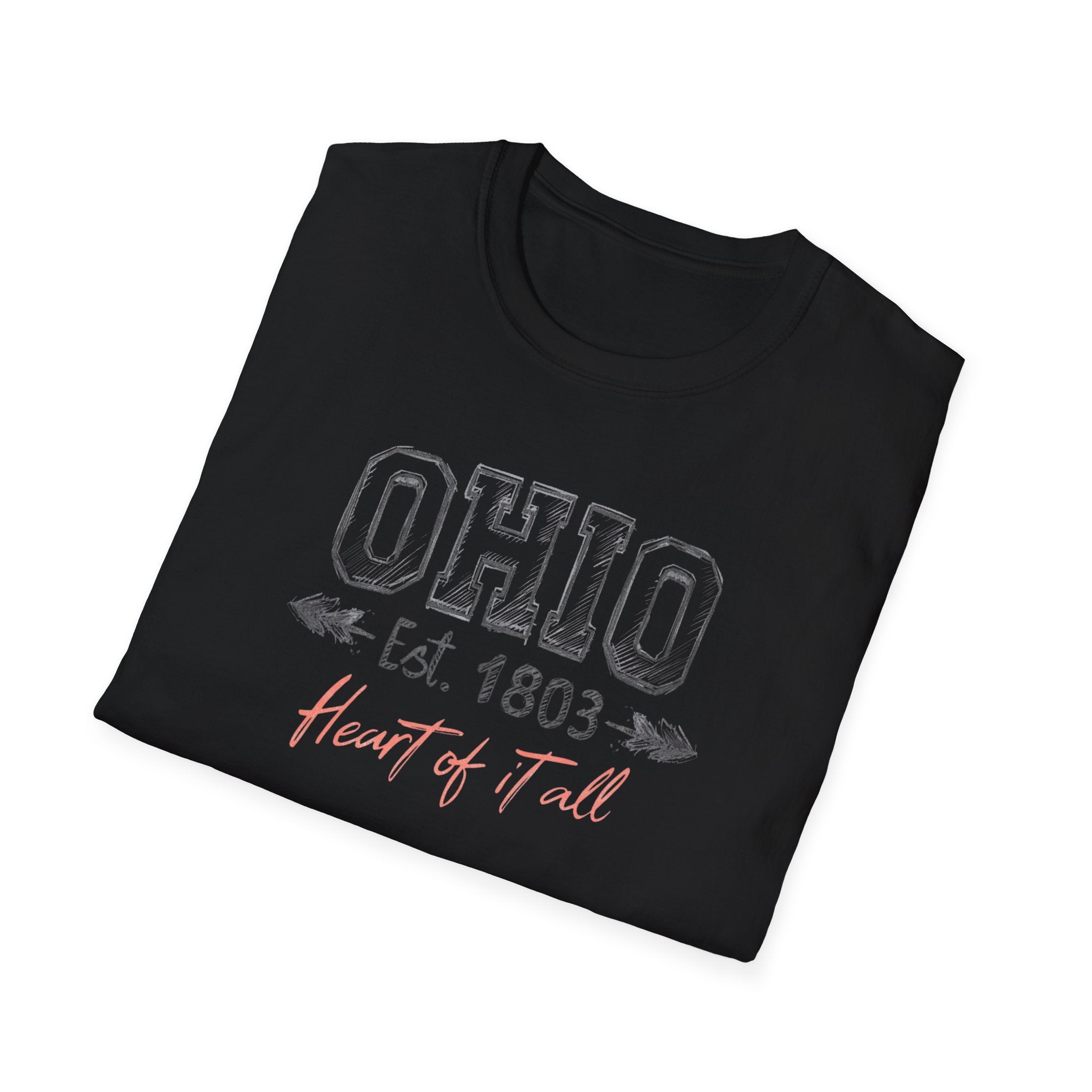 Ohio Est. 1803 "Heart of it All" T-Shirt