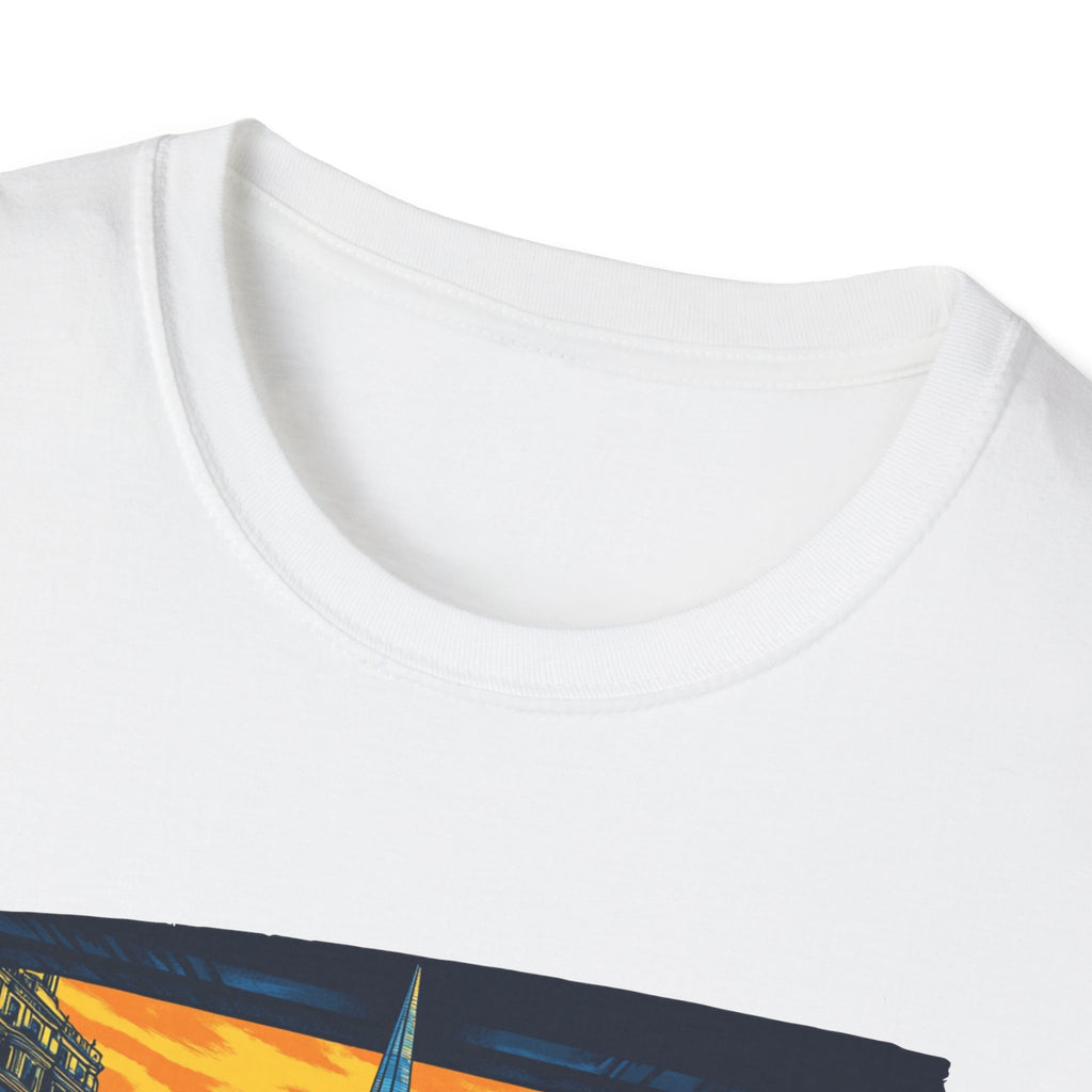 London Skyline Graphic T-Shirt | Retro Cityscape London Tee