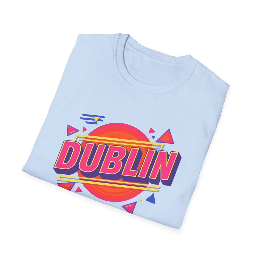 Dublin Retro 3D Unisex Softstyle T-Shirt