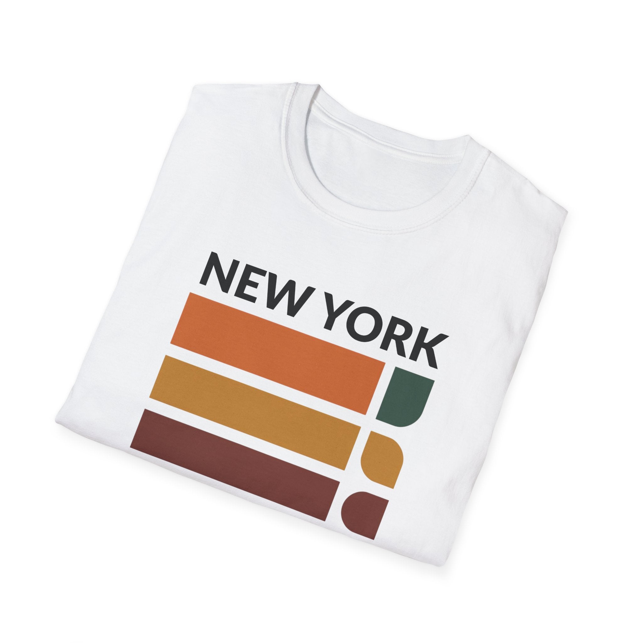 Chicago Retro Stripes T-Shirt | Vintage City Skyline Tee