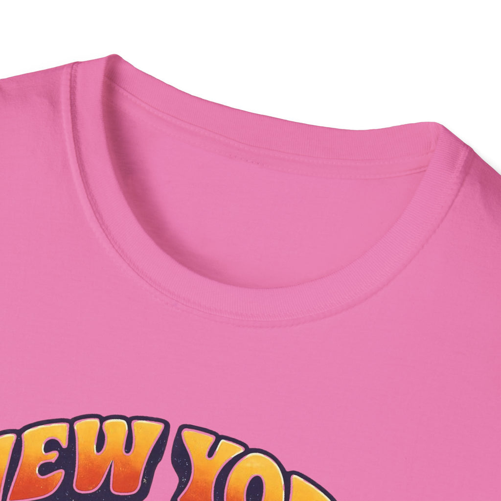 New York "Forget About It" Retro Sunset T-Shirt