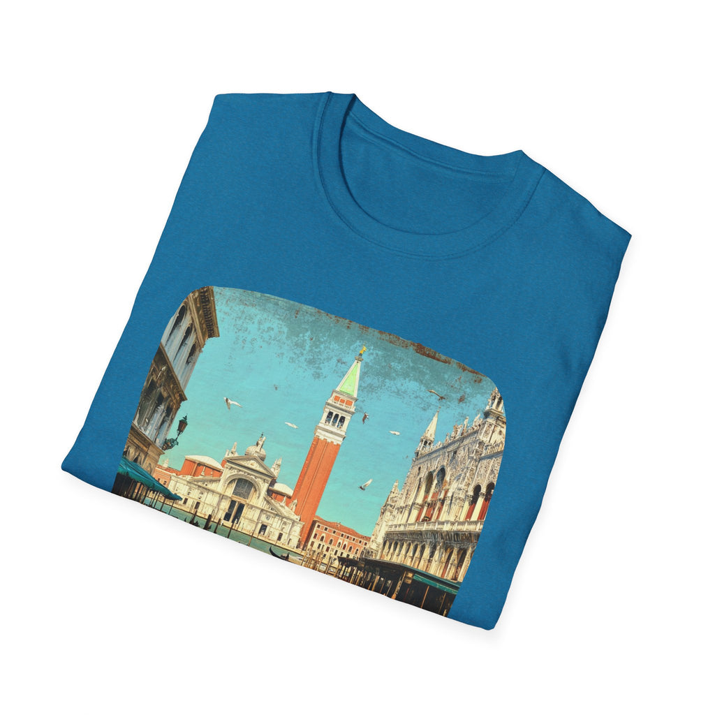 Venice Vintage Postcard T-Shirt | St. Mark's Square Travel Tee