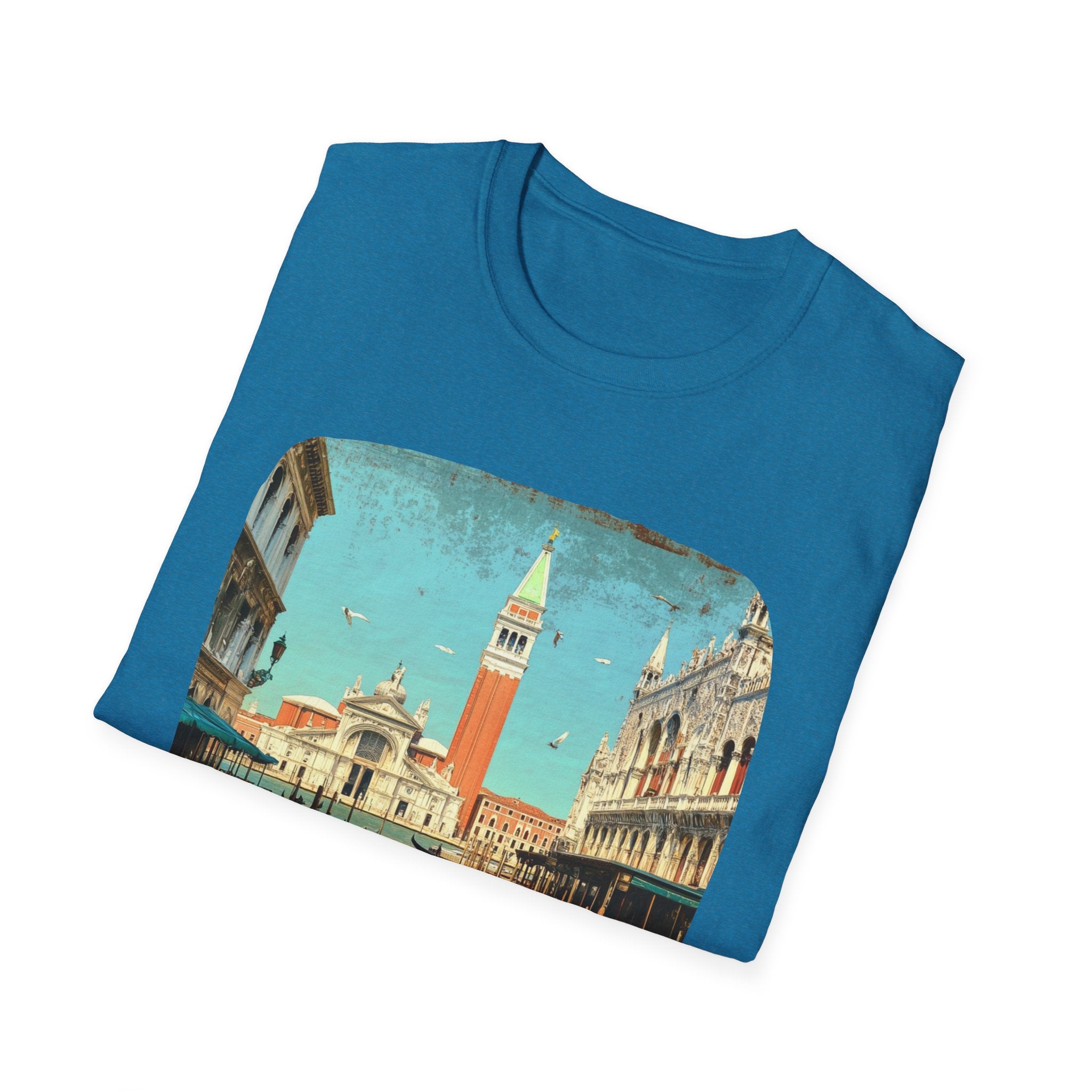 Venice Vintage Postcard T-Shirt | St. Mark's Square Travel Tee