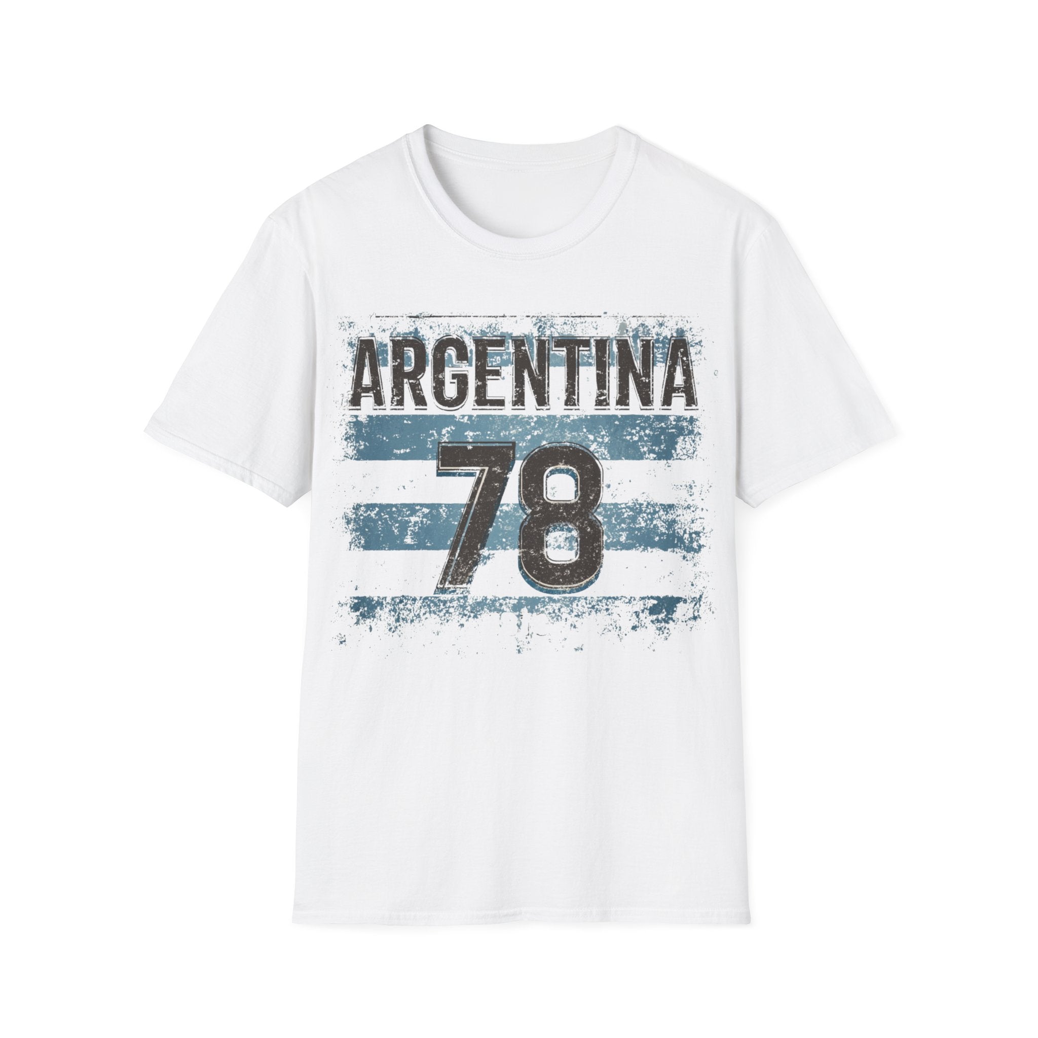 Argentina 78 T-Shirt | Vintage Stripes Soccer Jersey Style