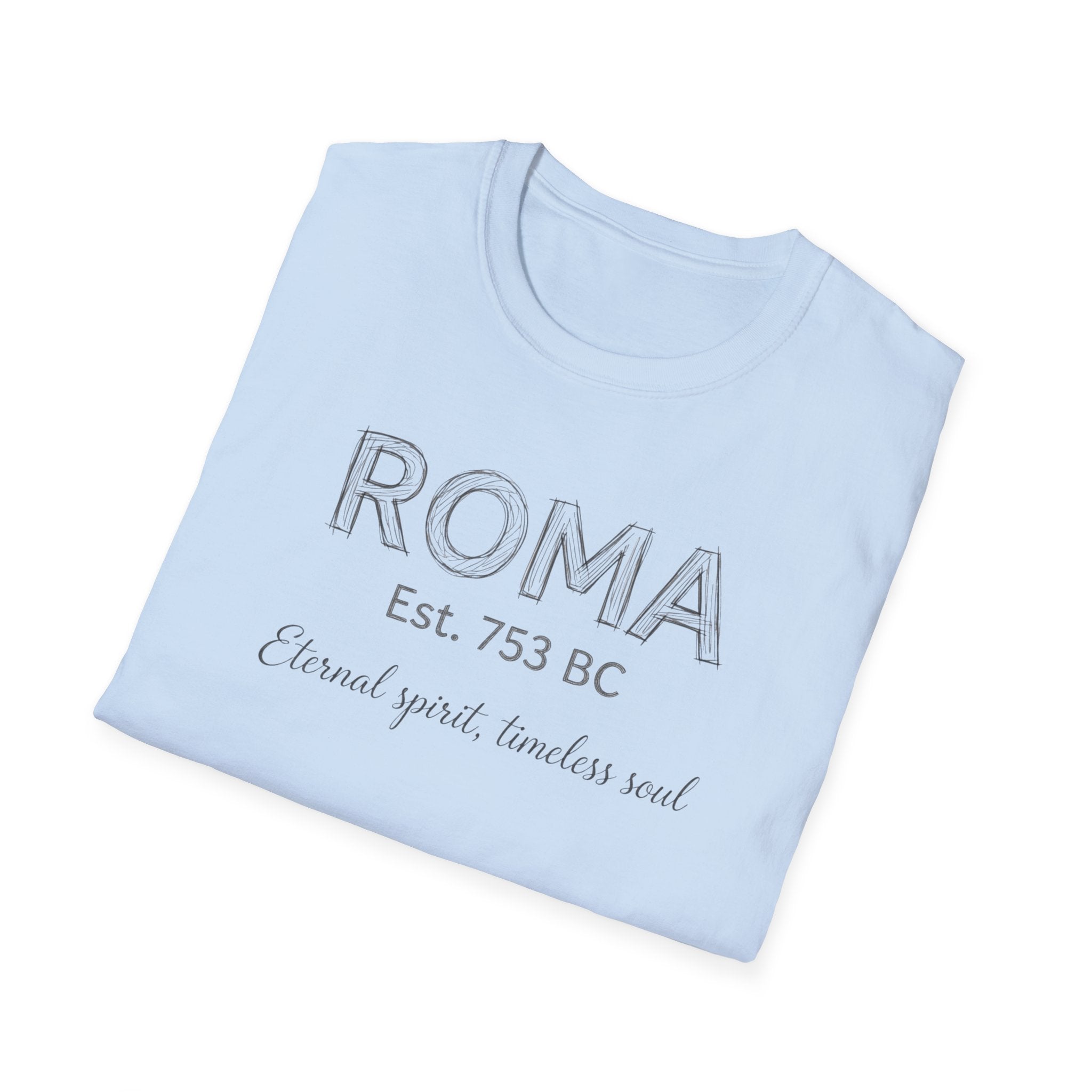 Roma Est. 753 BC T-Shirt – Vintage Rome Travel Tee