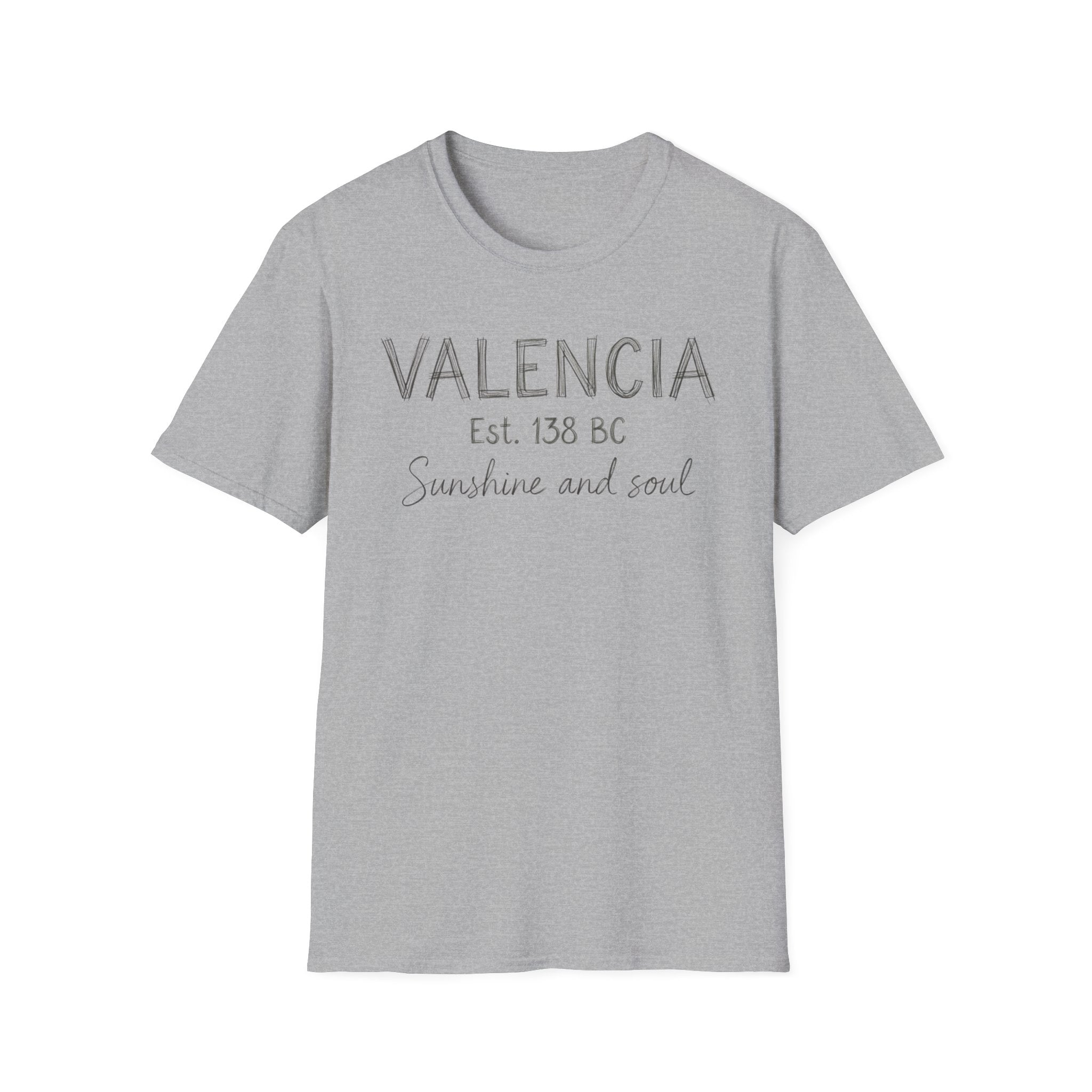 Valencia Est. 138 BC "Sunshine and Soul" T-Shirt