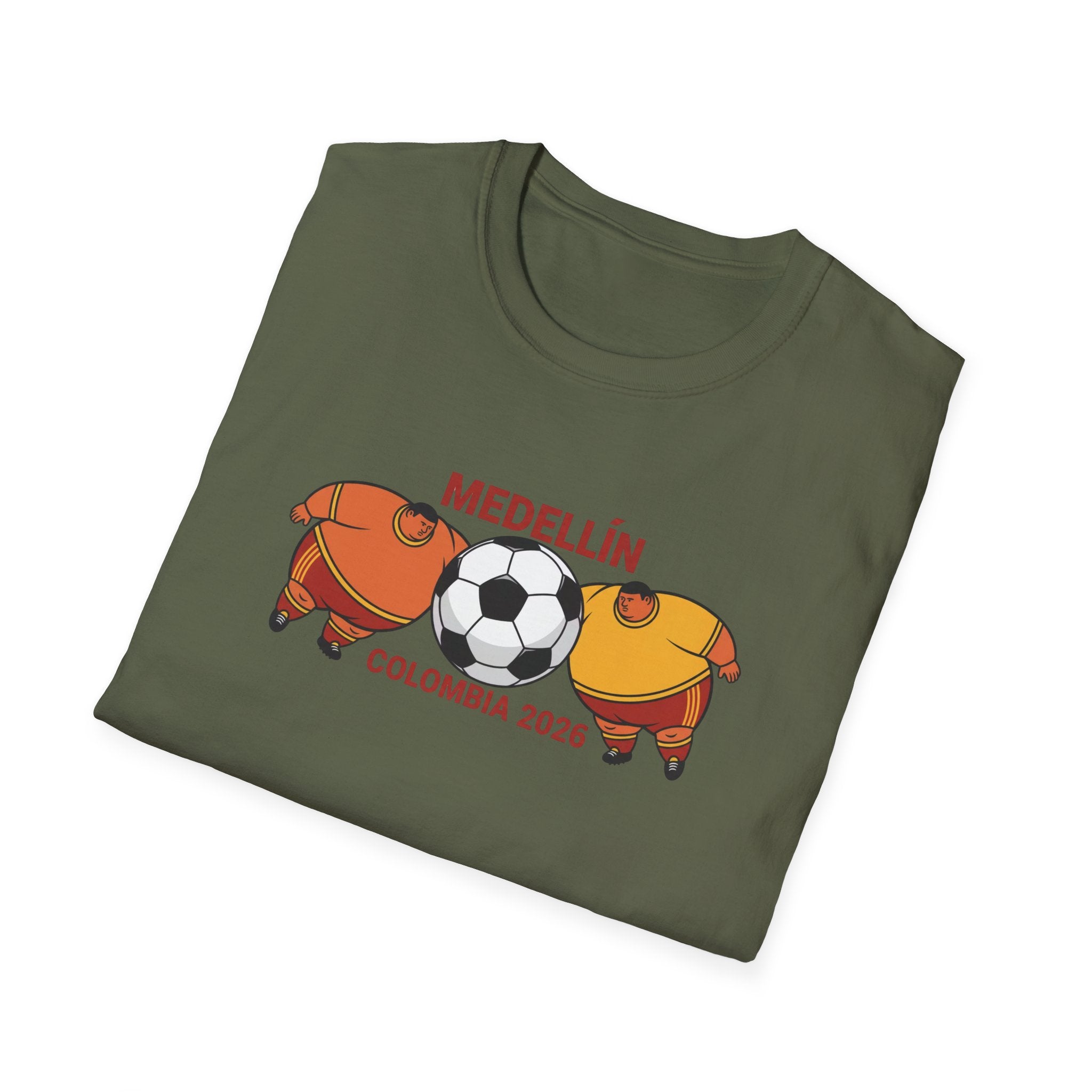 Medellín Colombia 2026 Soccer T-Shirt – Football Dolphins Graphic Tee