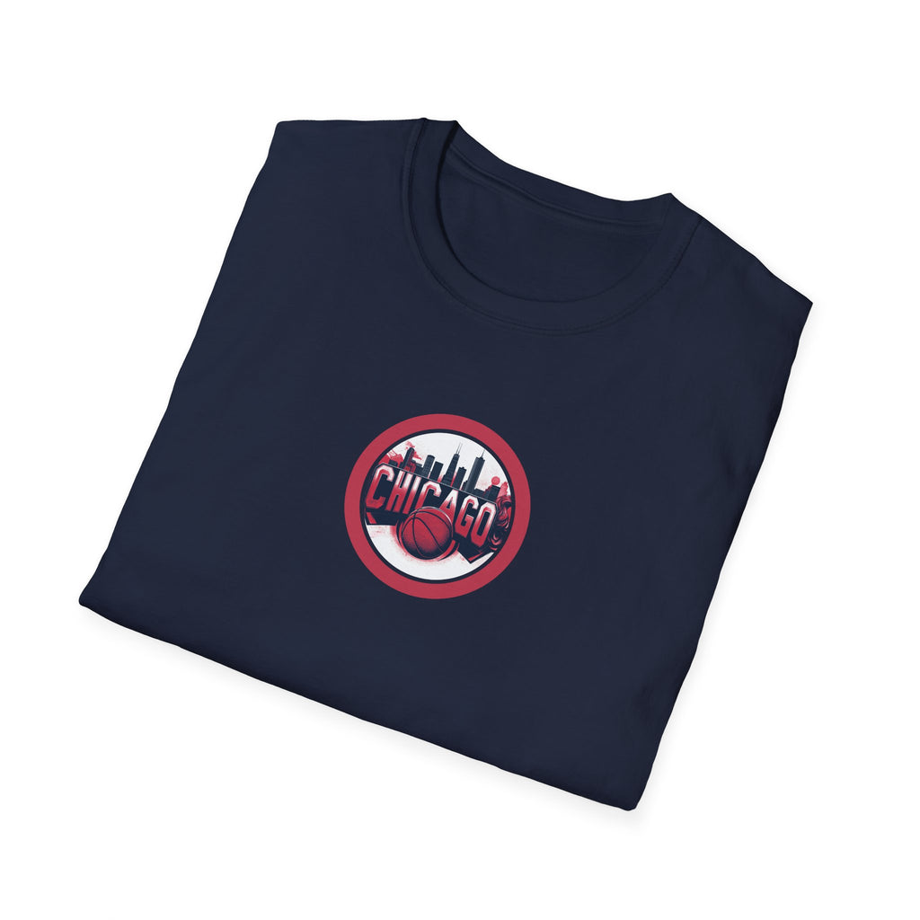 Chicago Skyline Circle Logo T-Shirt | Cityscape Graphic Tee