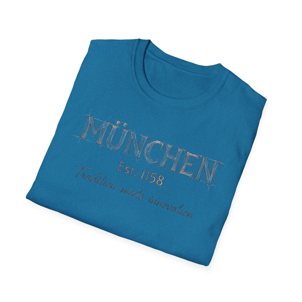 München Est. 1158 T-Shirt | Tradition Meets Innovation, Munich Typography Tee