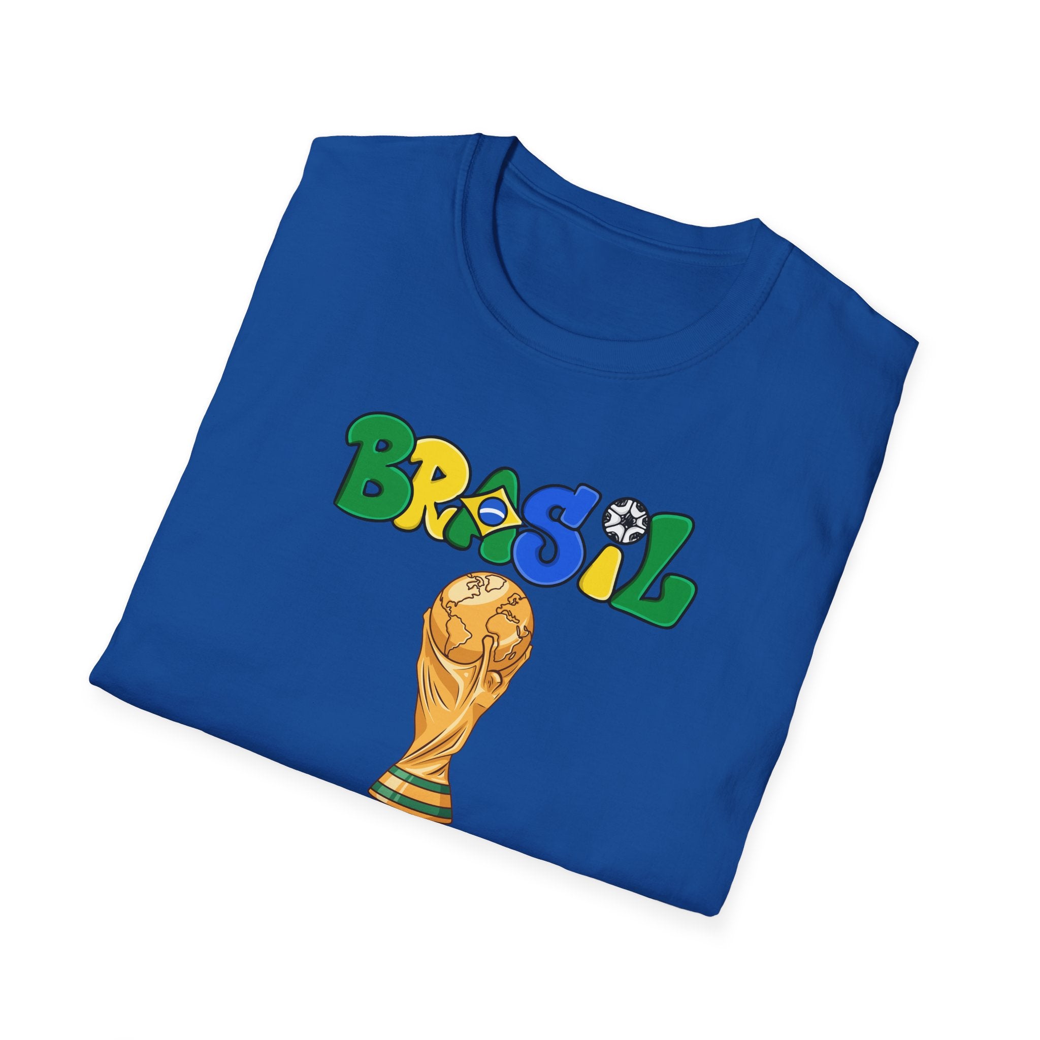 Brasil World Cup Trophy T-Shirt — Brazil Soccer Fan Tee