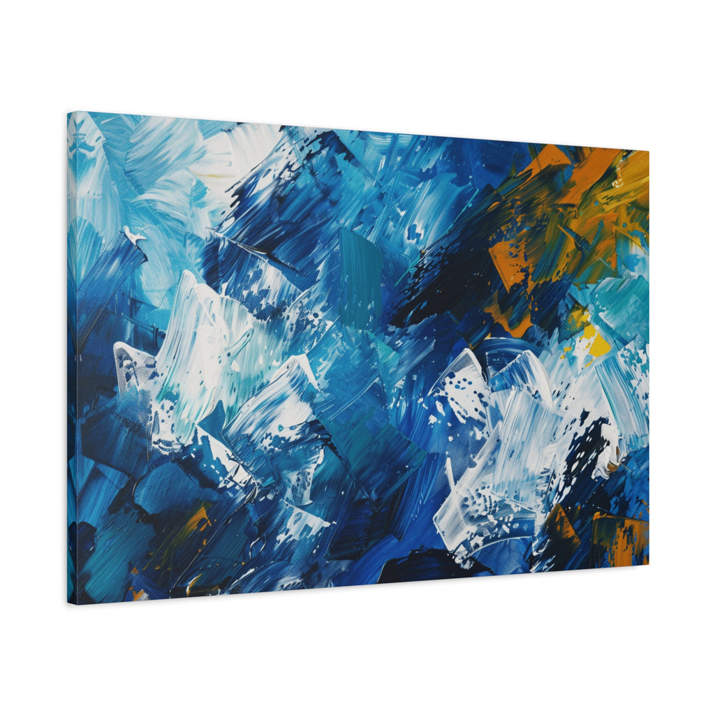 Abstract Painting Inspired by Munich and Bavarian Culture Stretched Canvas Wall Art