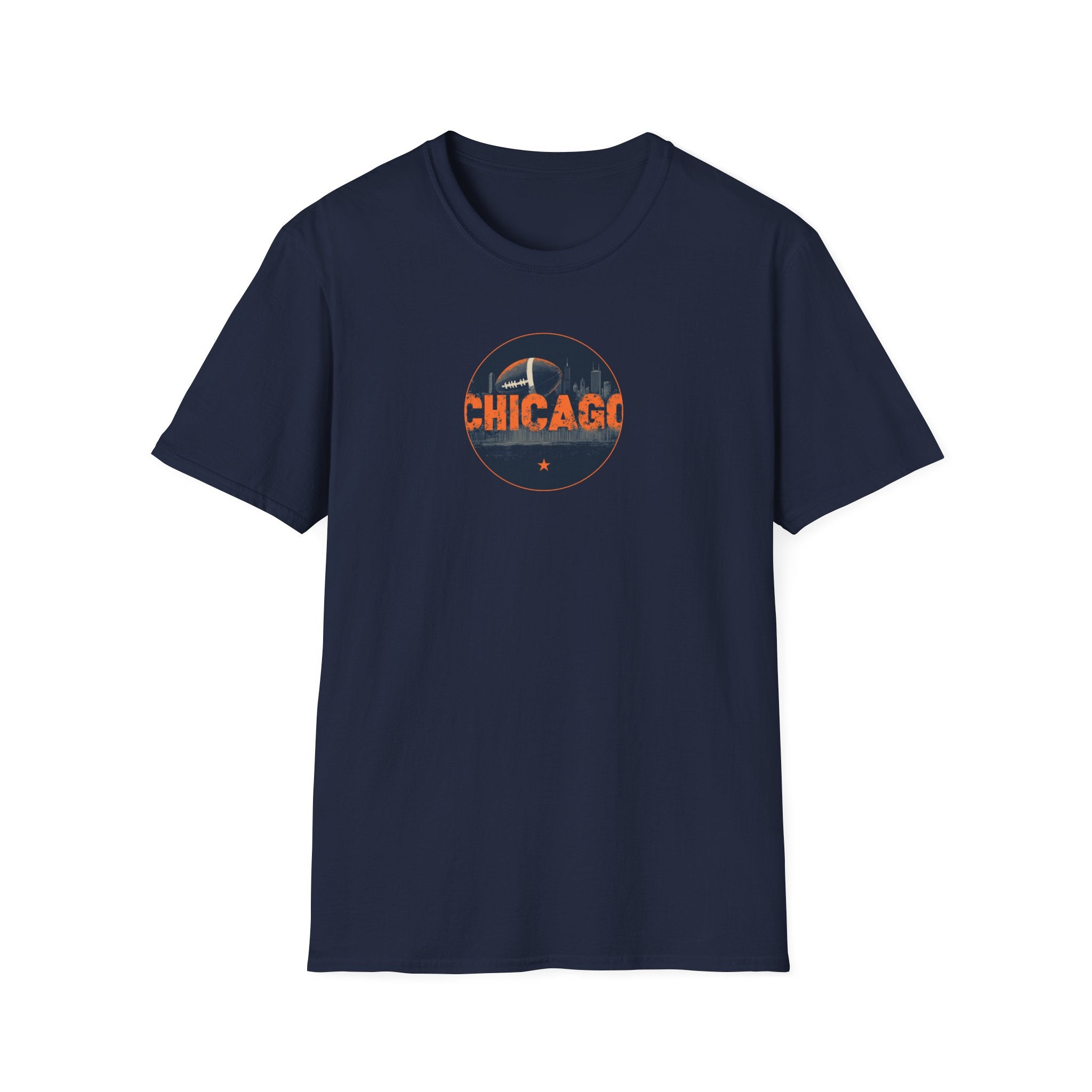 Chicago Skyline Circle t-shirt | Cityscape Retro Chicago Tee