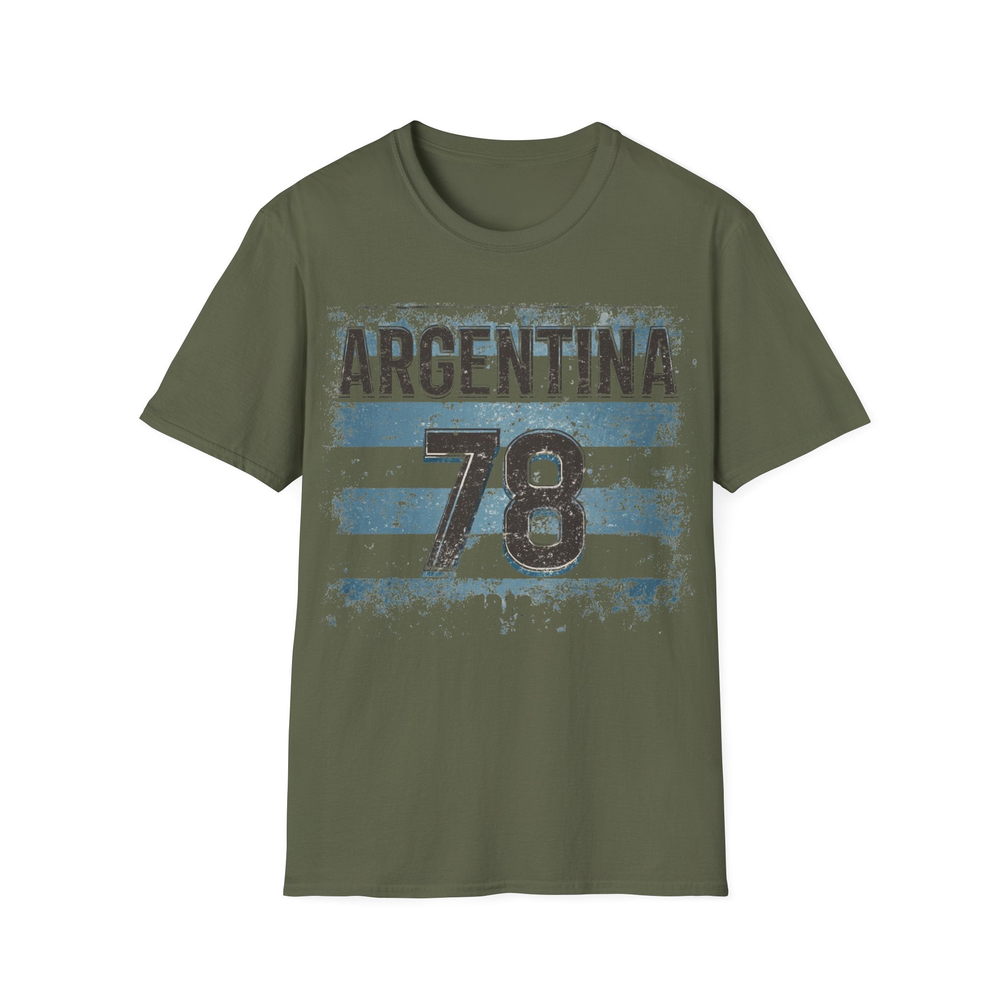 Argentina 78 T-Shirt | Vintage Stripes Soccer Jersey Style