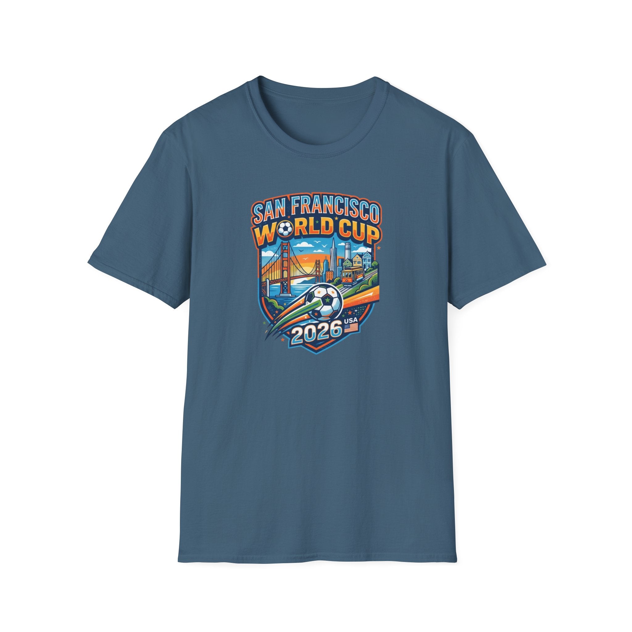 San Francisco World Cup 2026 T-Shirt — Vintage City Soccer Crest